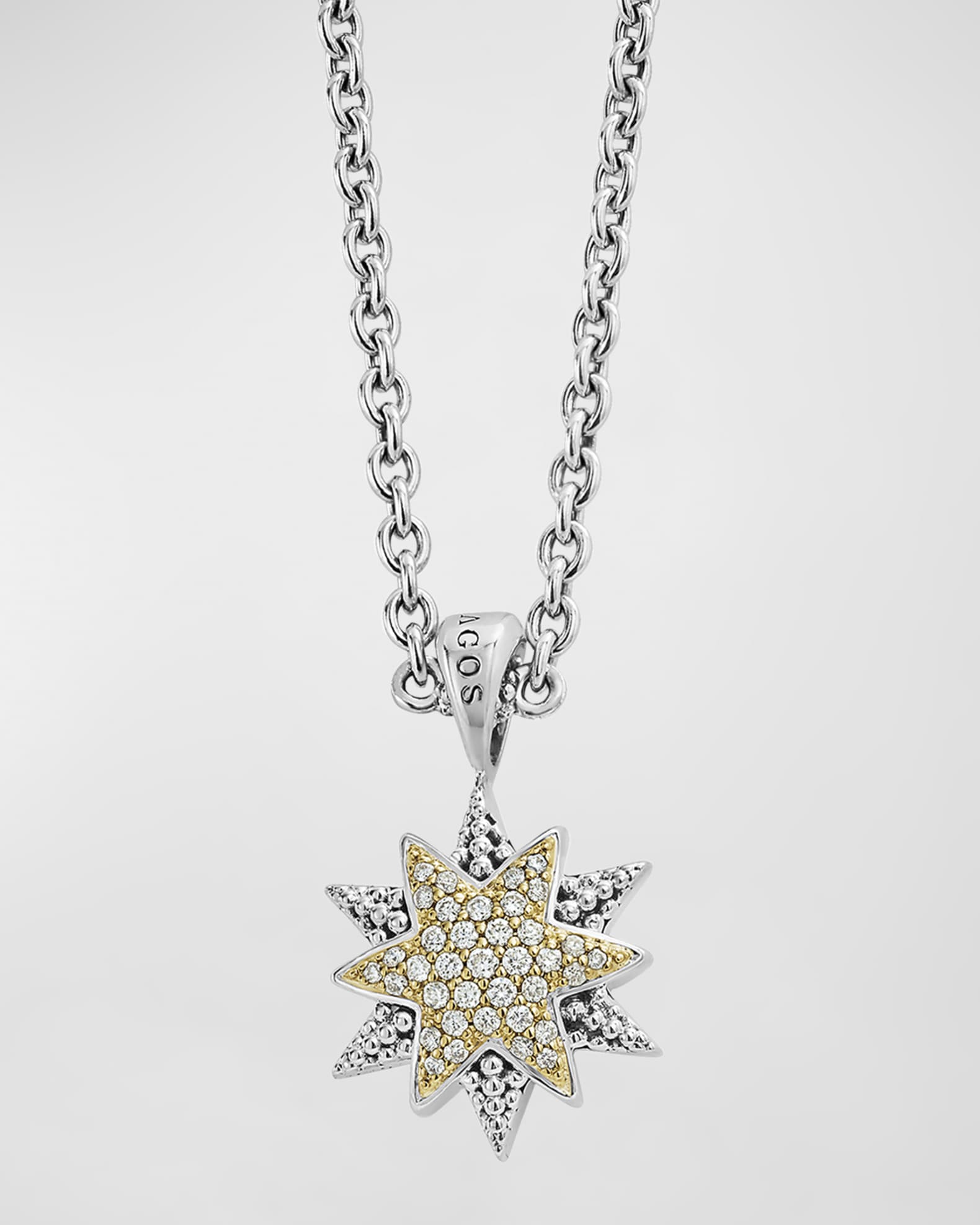LAGOS North Star Pendant Necklace with Diamonds Neiman Marcus