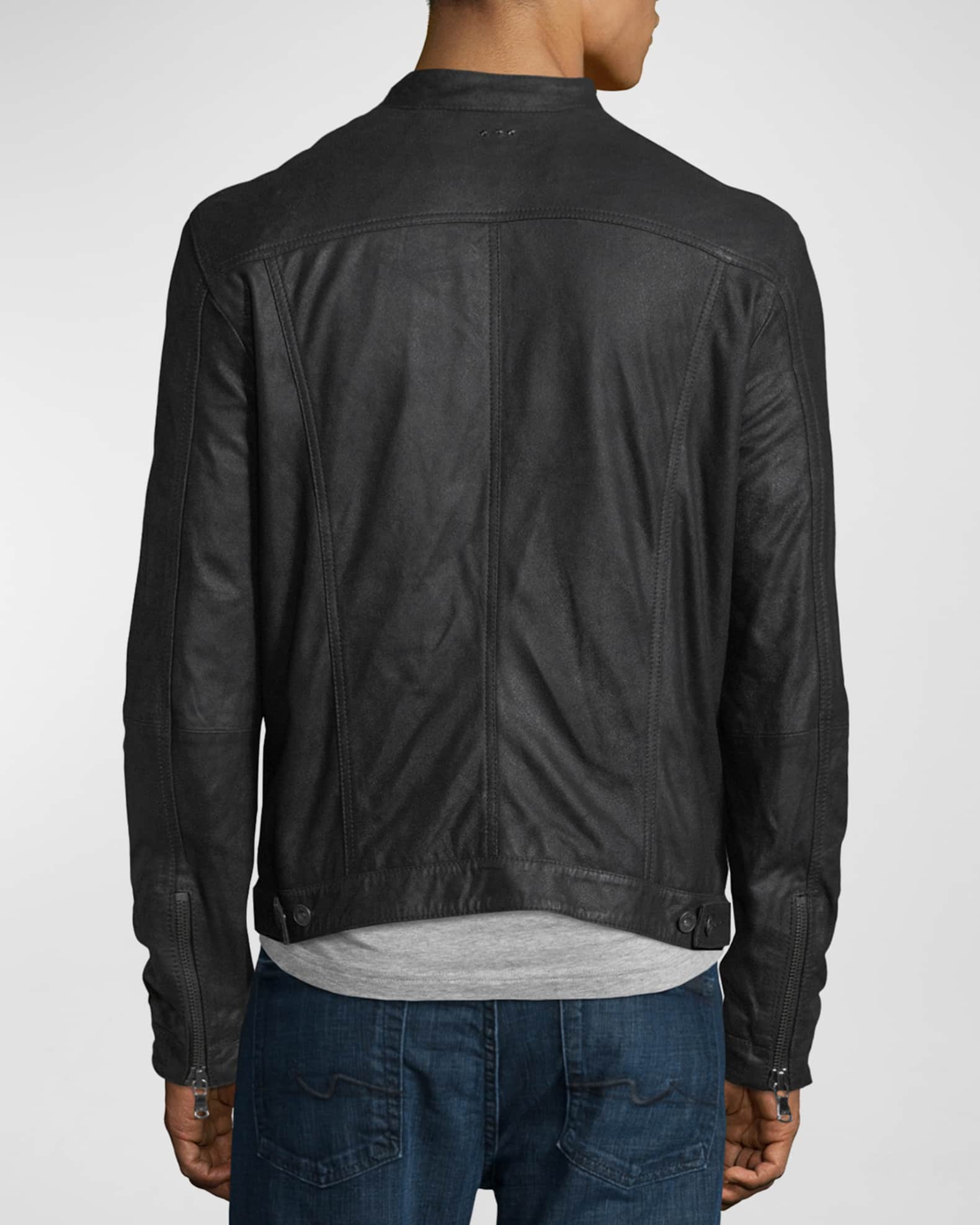 Men's Lambskin Leather Jacket | Neiman Marcus