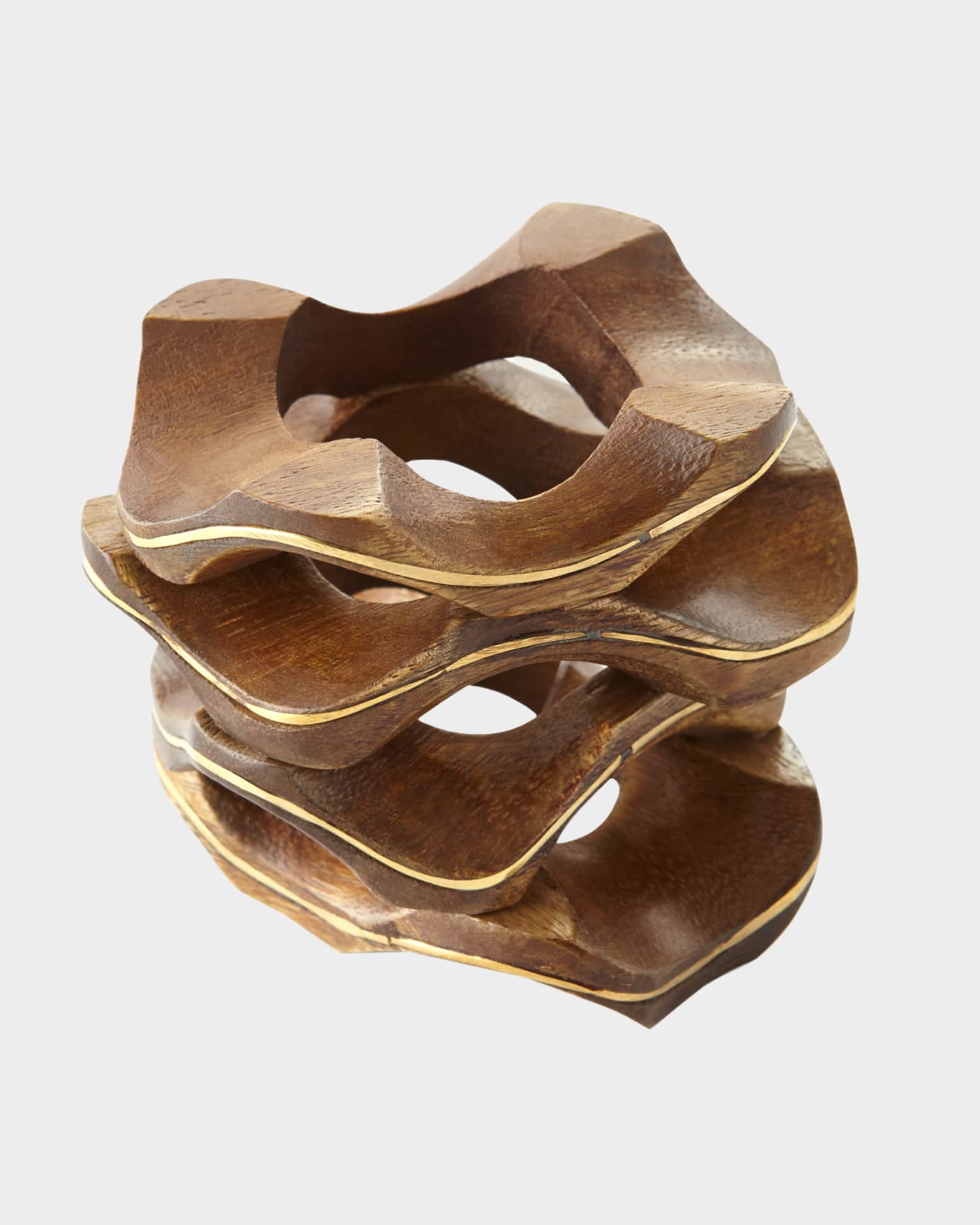 Pavilion Wooden Napkin Ring 0