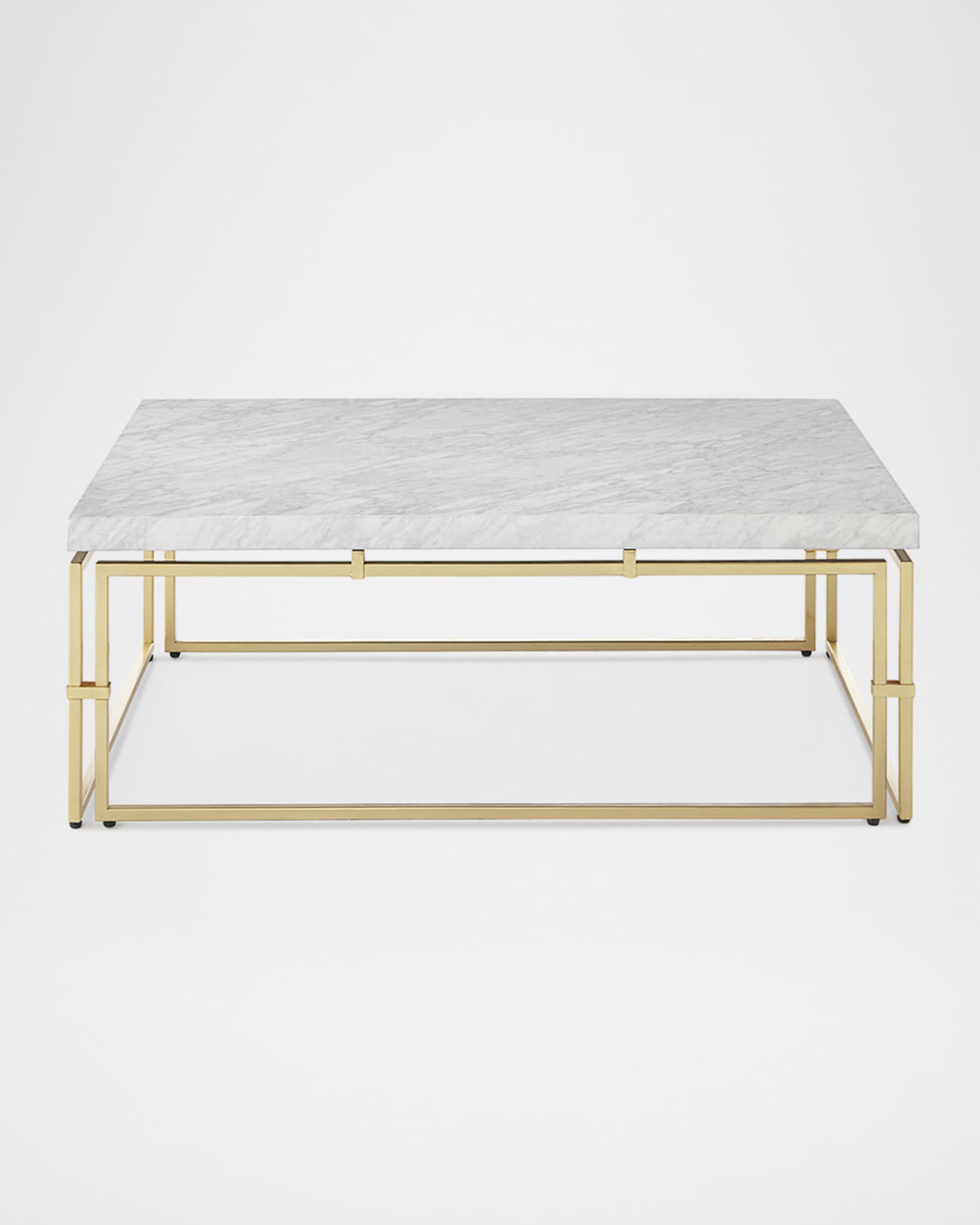 ノットアンティークス　MARBLE COFFEE TABLE Chift 1300mm Modern Marble Coffee Table & Storage Drawers