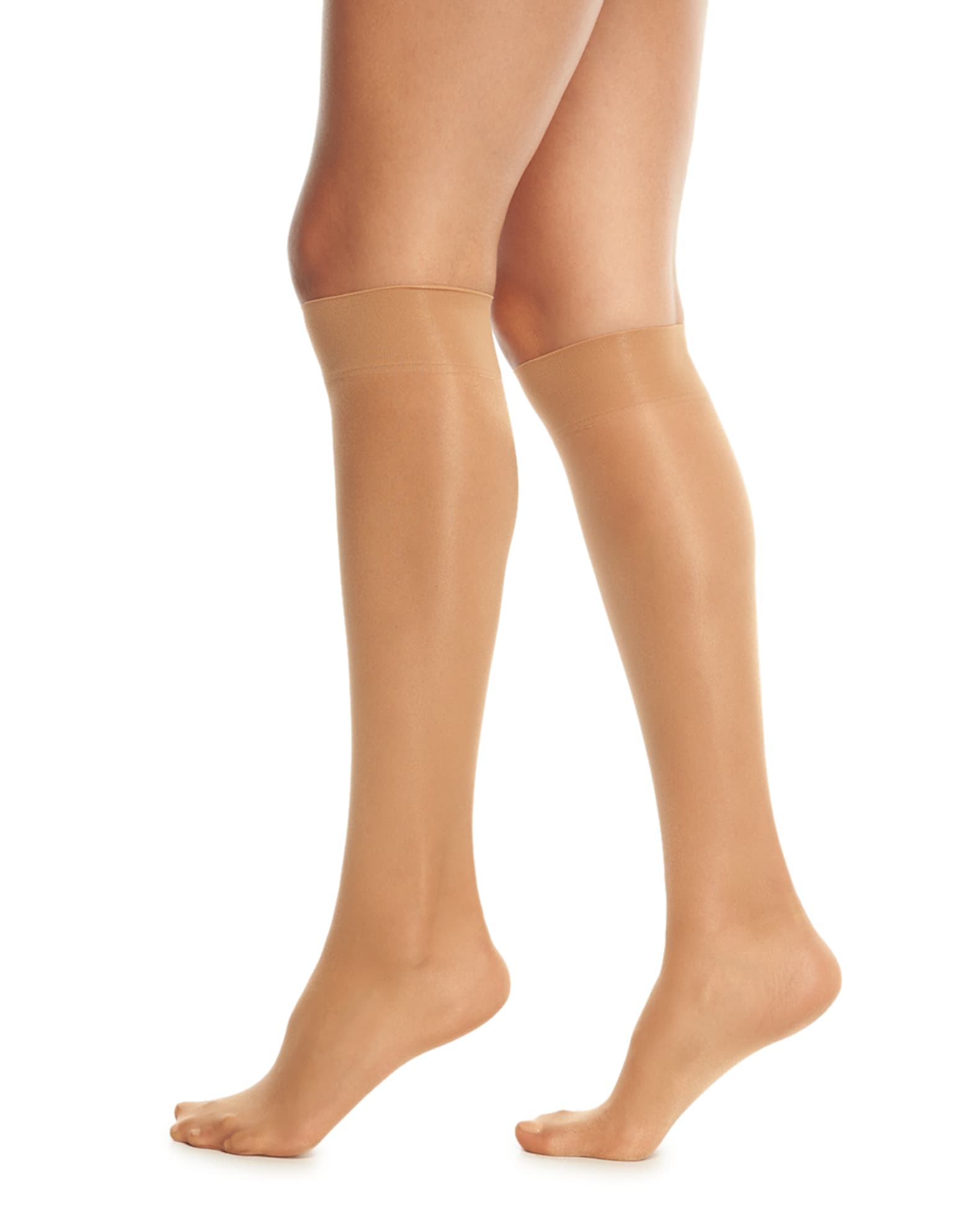 Satin Touch Sheer Knee-Highs 0