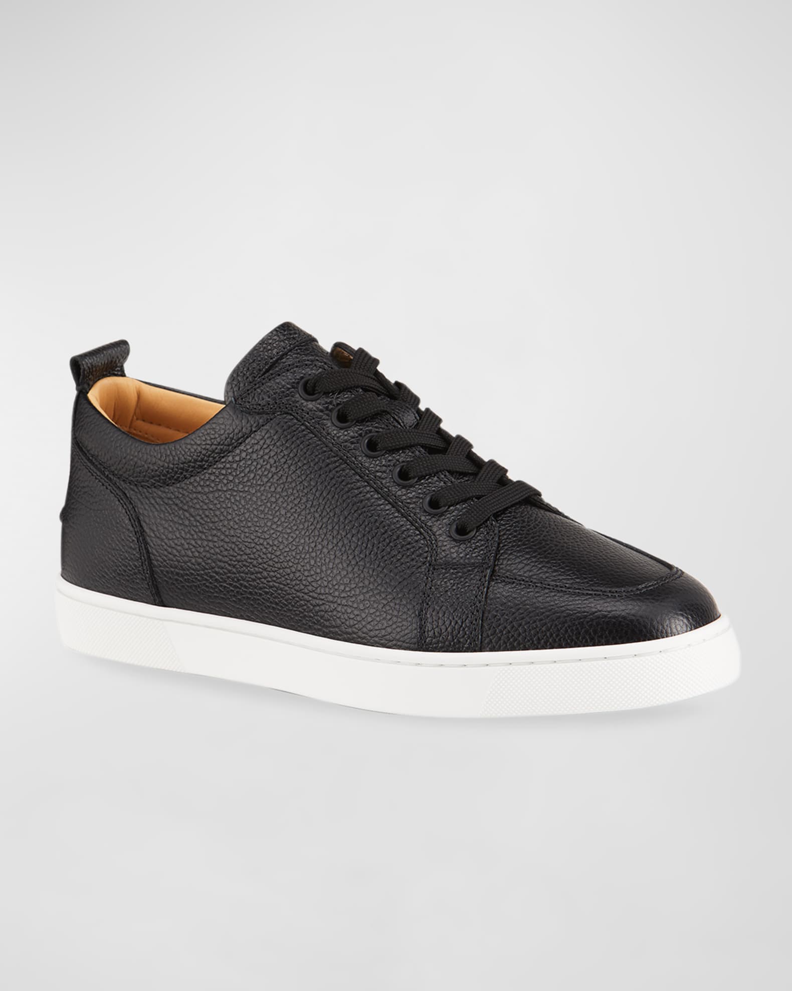 Christian Louboutin Men's Rantulow Leather Low-Top Sneakers | Neiman Marcus