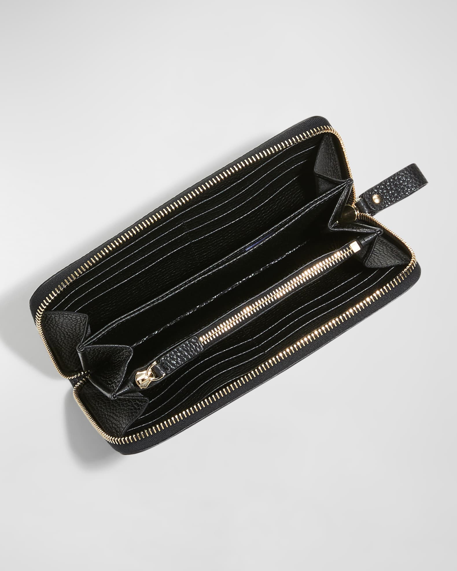 Valentino Garavani Rockstud Leather Continental Wallet | Neiman Marcus