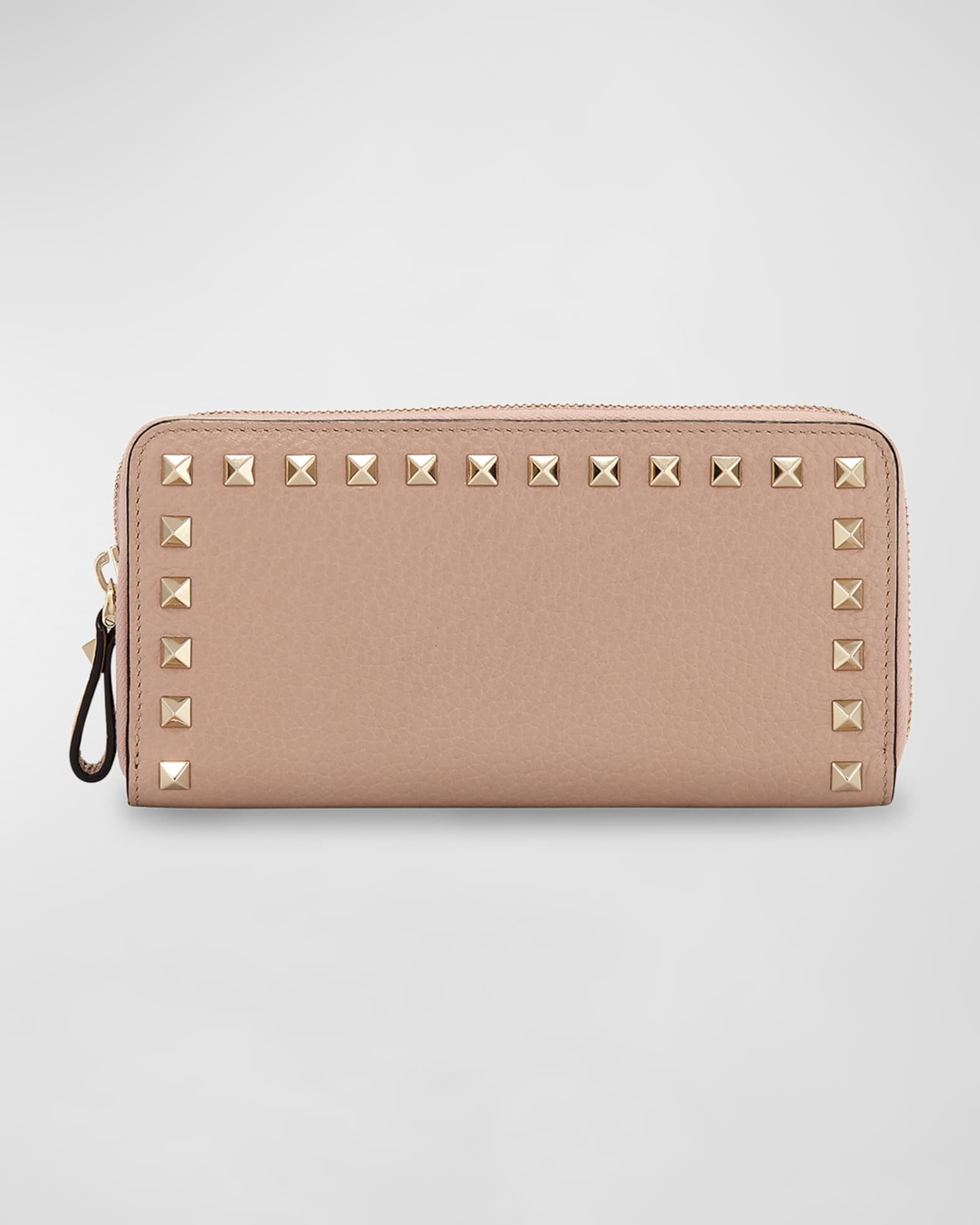 Valentino Garavani Rockstud Leather Continental Wallet