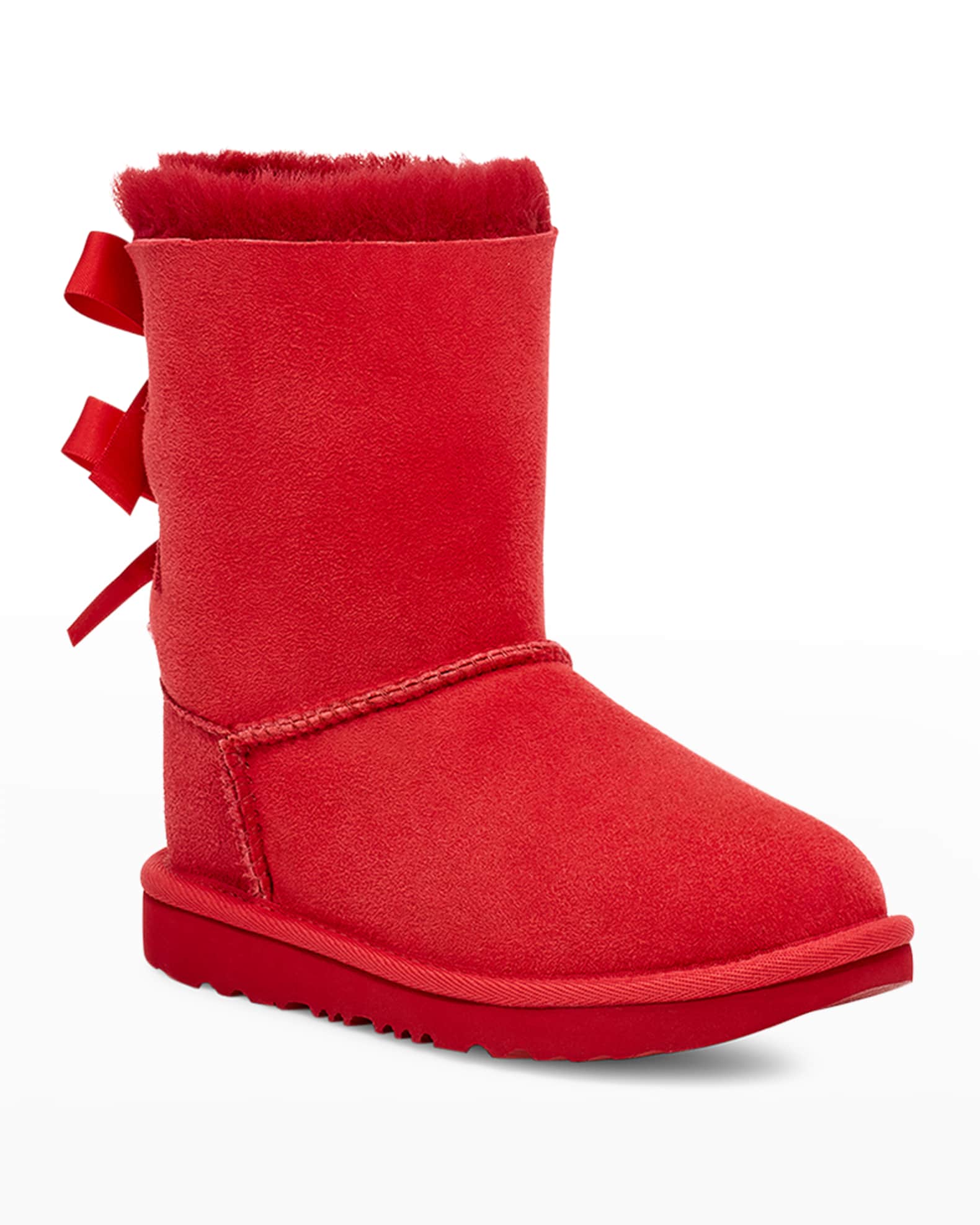 Red ugg boots kids clearance