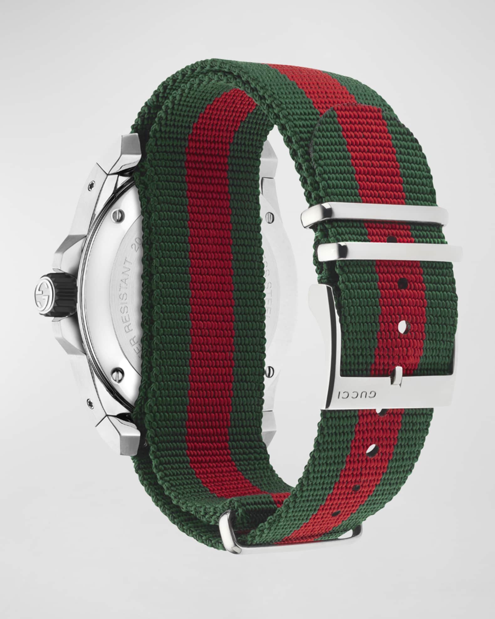 45mm Gucci Dive Watch w/ Nylon Web Strap 1