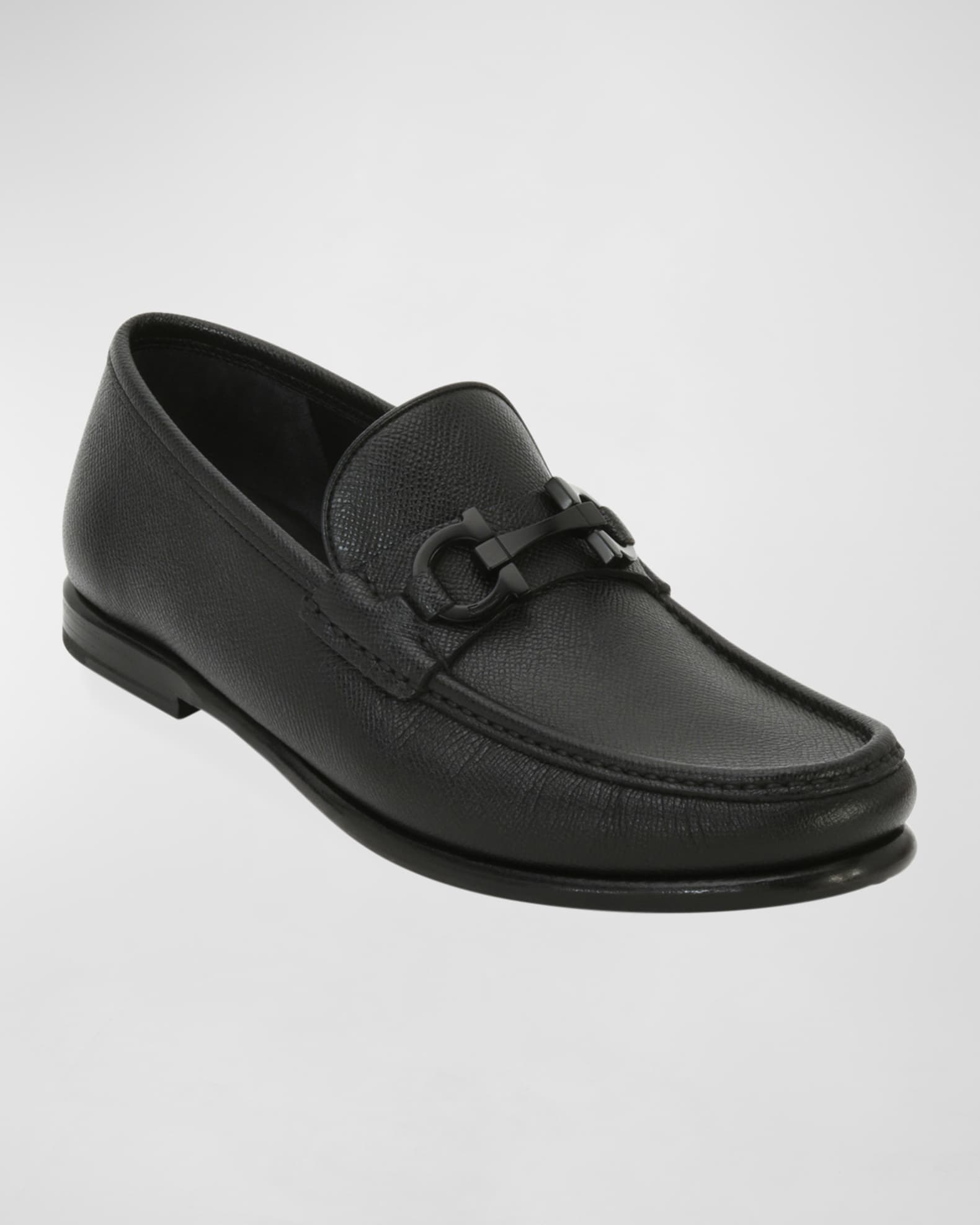 Salvatore ferragamo crown bit loafer top