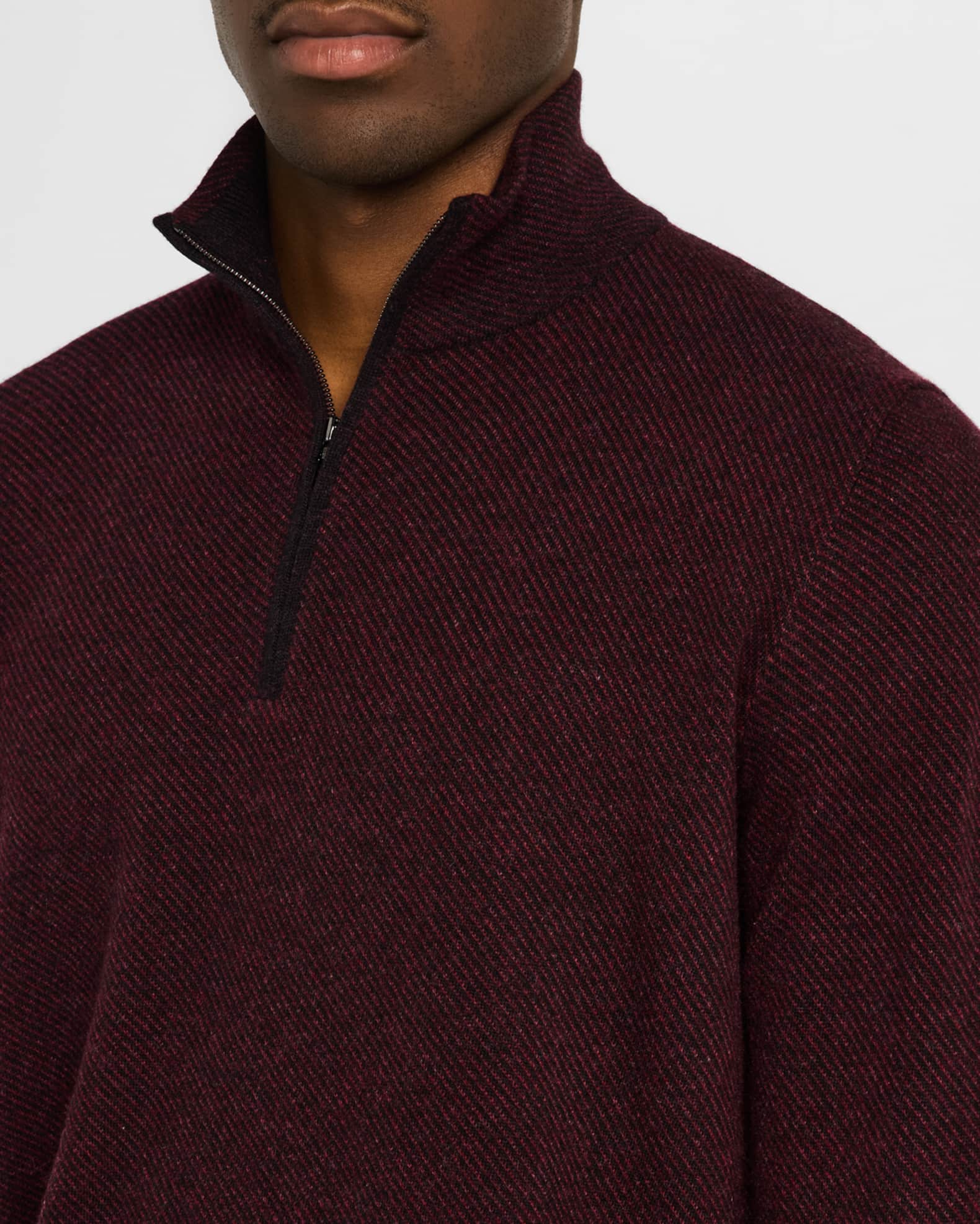 Loro Piana Men's Roadster 1/4-Zip Cashmere Sweater | Neiman Loro Piana Men's Roadster 1/4-Zip Cashmere Sweater | Neiman