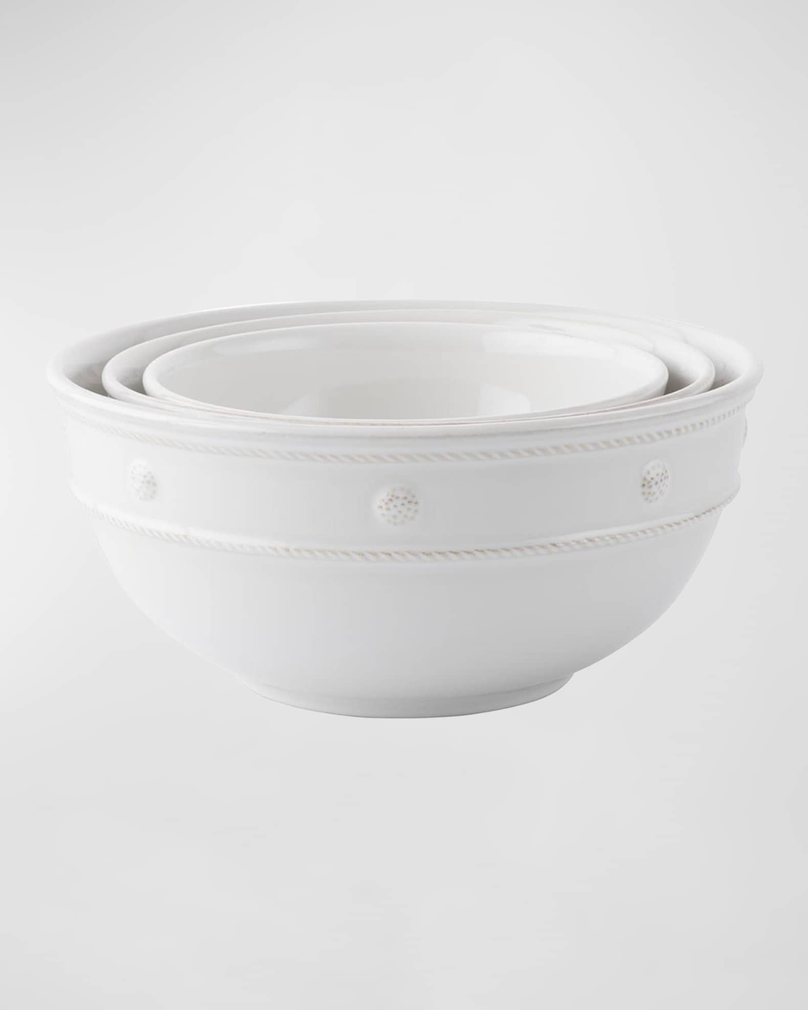 Juliska Berry & Thread Nesting Serving Bowl Set/3 Whitewash Neiman