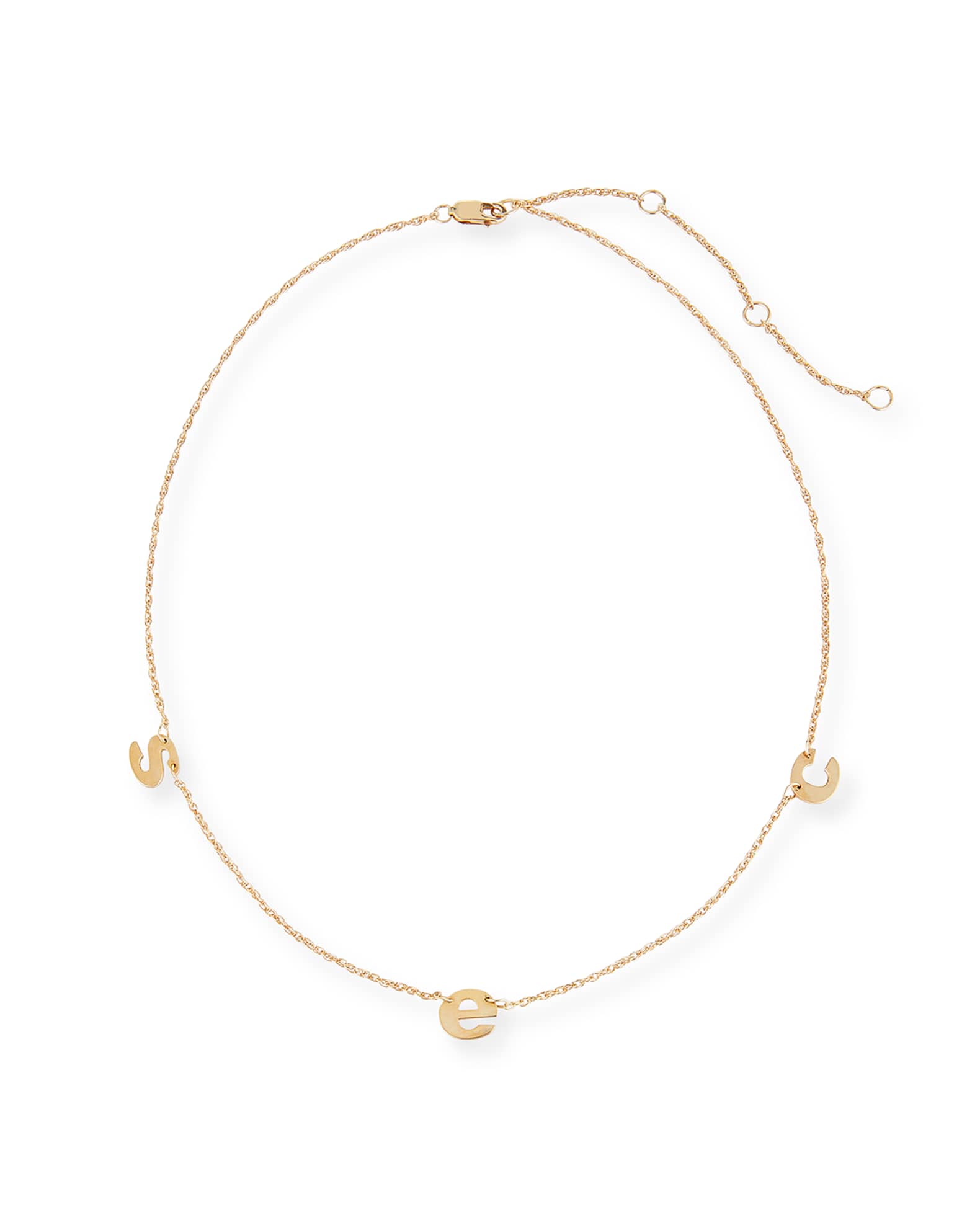 Jennifer zeuner initial necklace discount