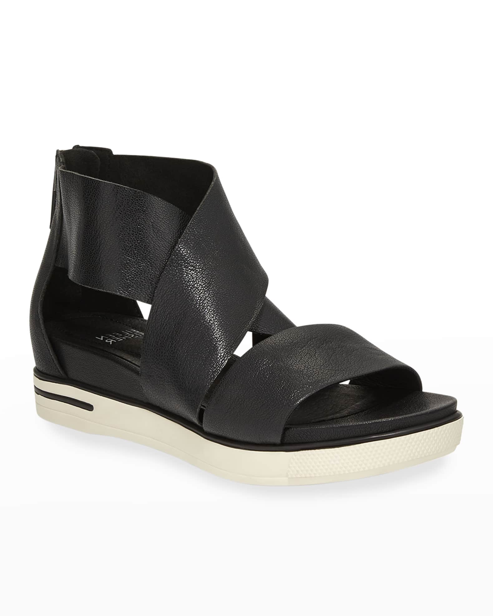 Tory Burch KIRA TWO BAND SPORT - Platform sandals - perfect black/black 