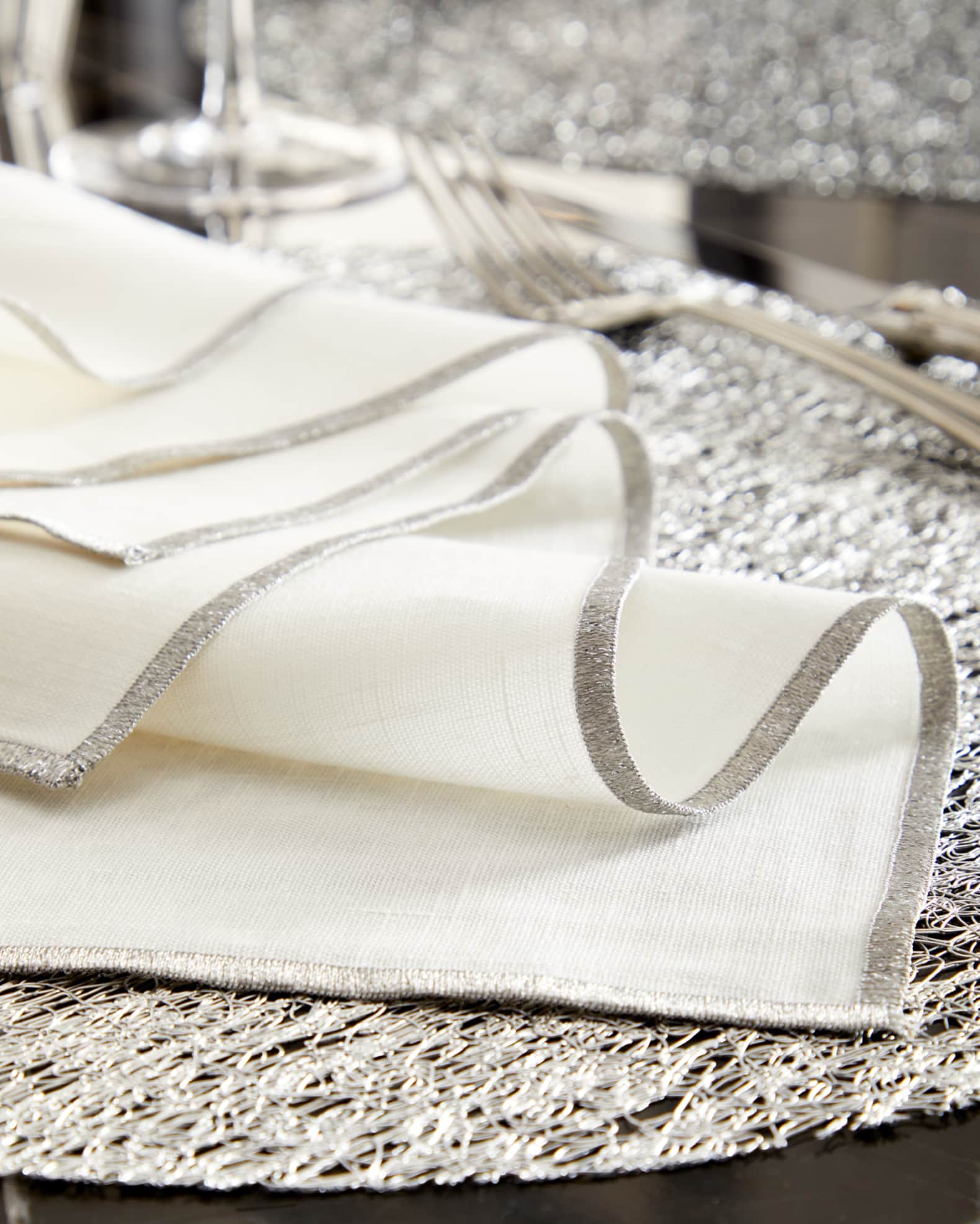 Chilewich Metallic Lace Placemat Neiman Marcus
