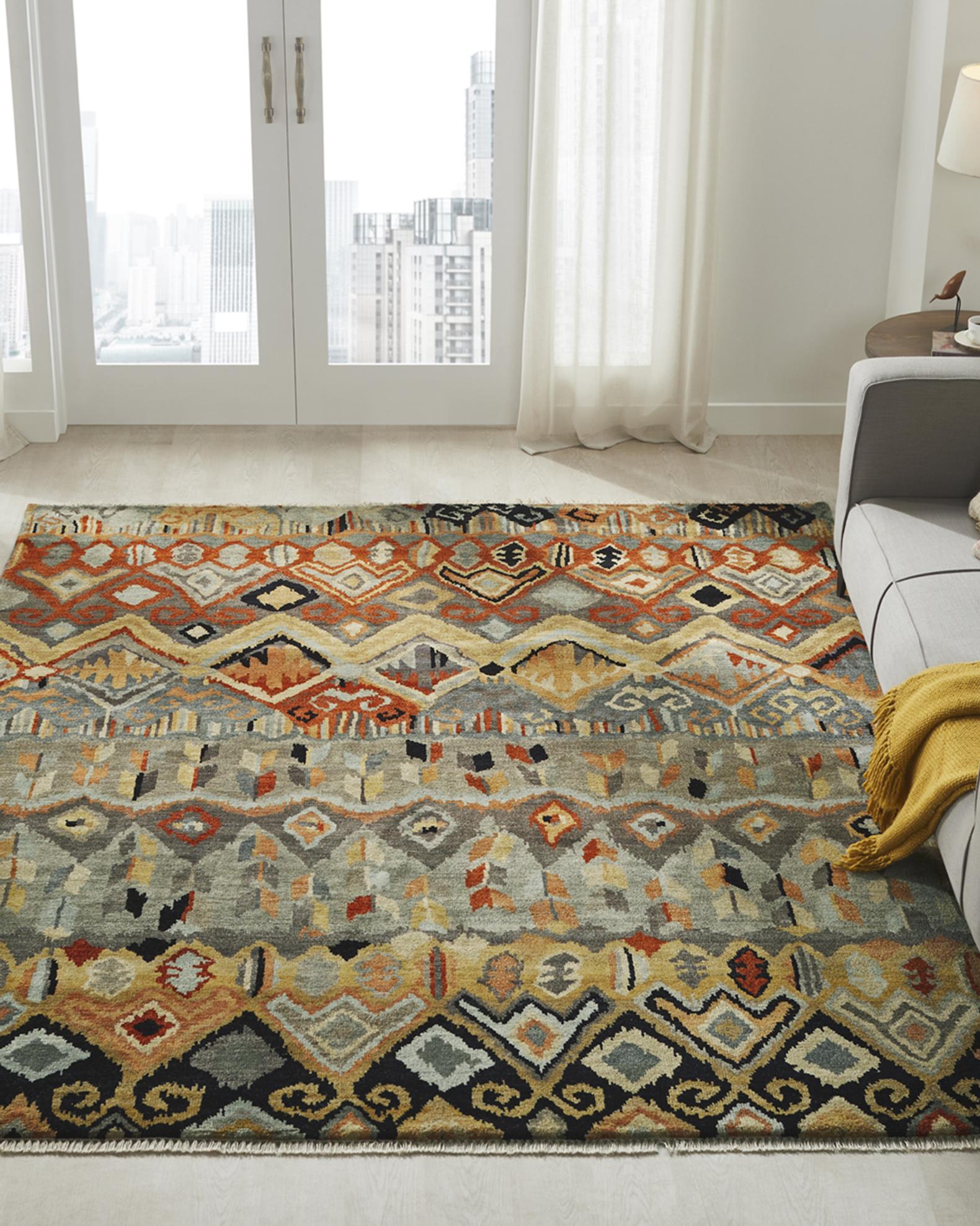 Noam Earth Hand-Knotted Rug | Neiman Marcus