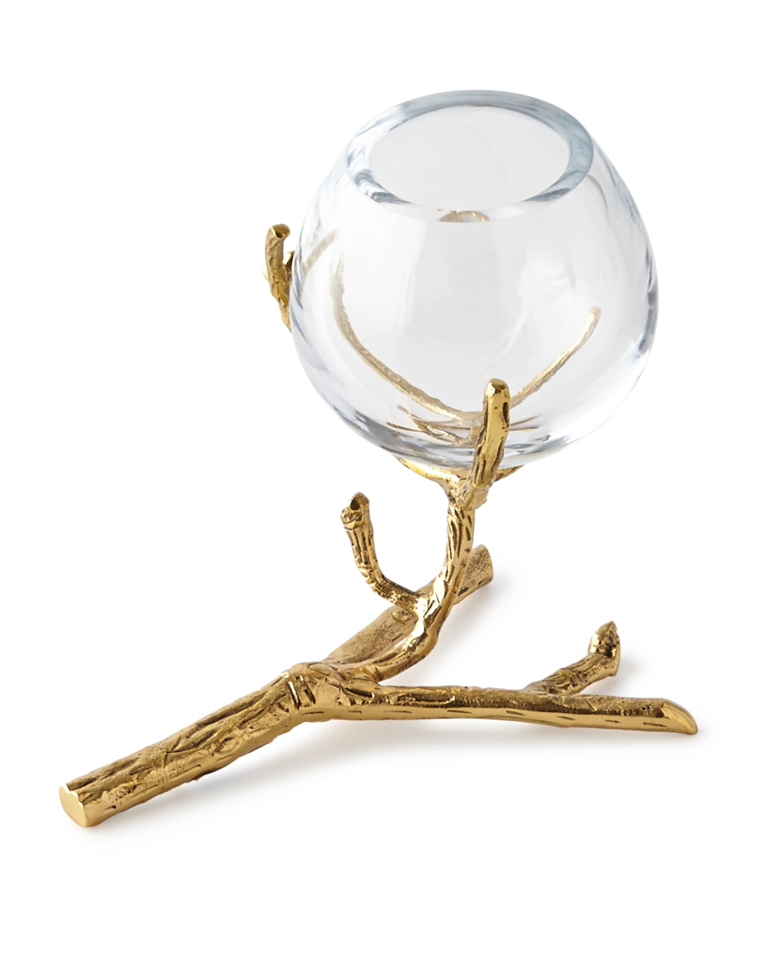 Global Views Twig Brass Vase Holder Neiman Marcus