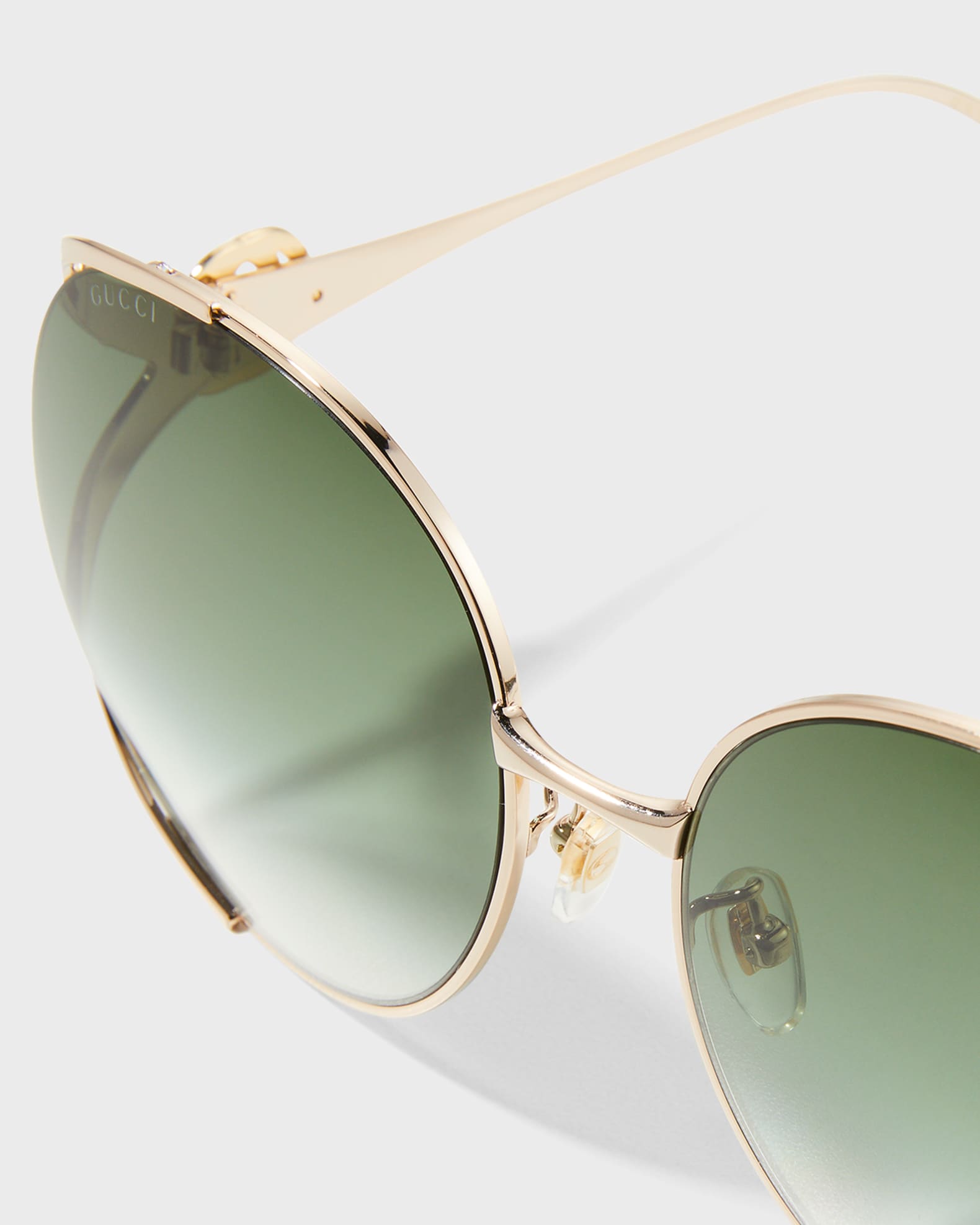 Oversized Oval GG Sunglasses