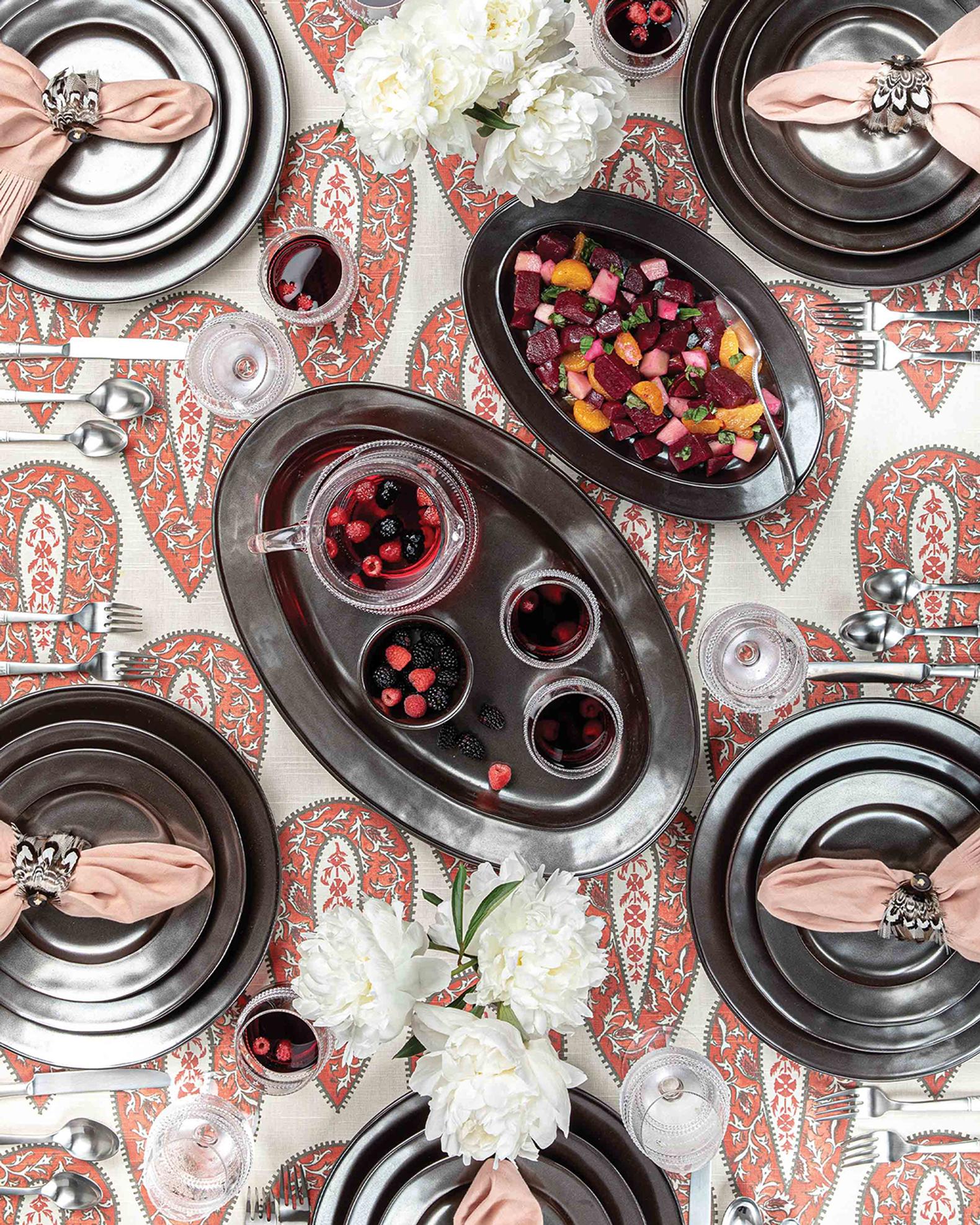 Pewter Stoneware Dinner Plate - By Juliska