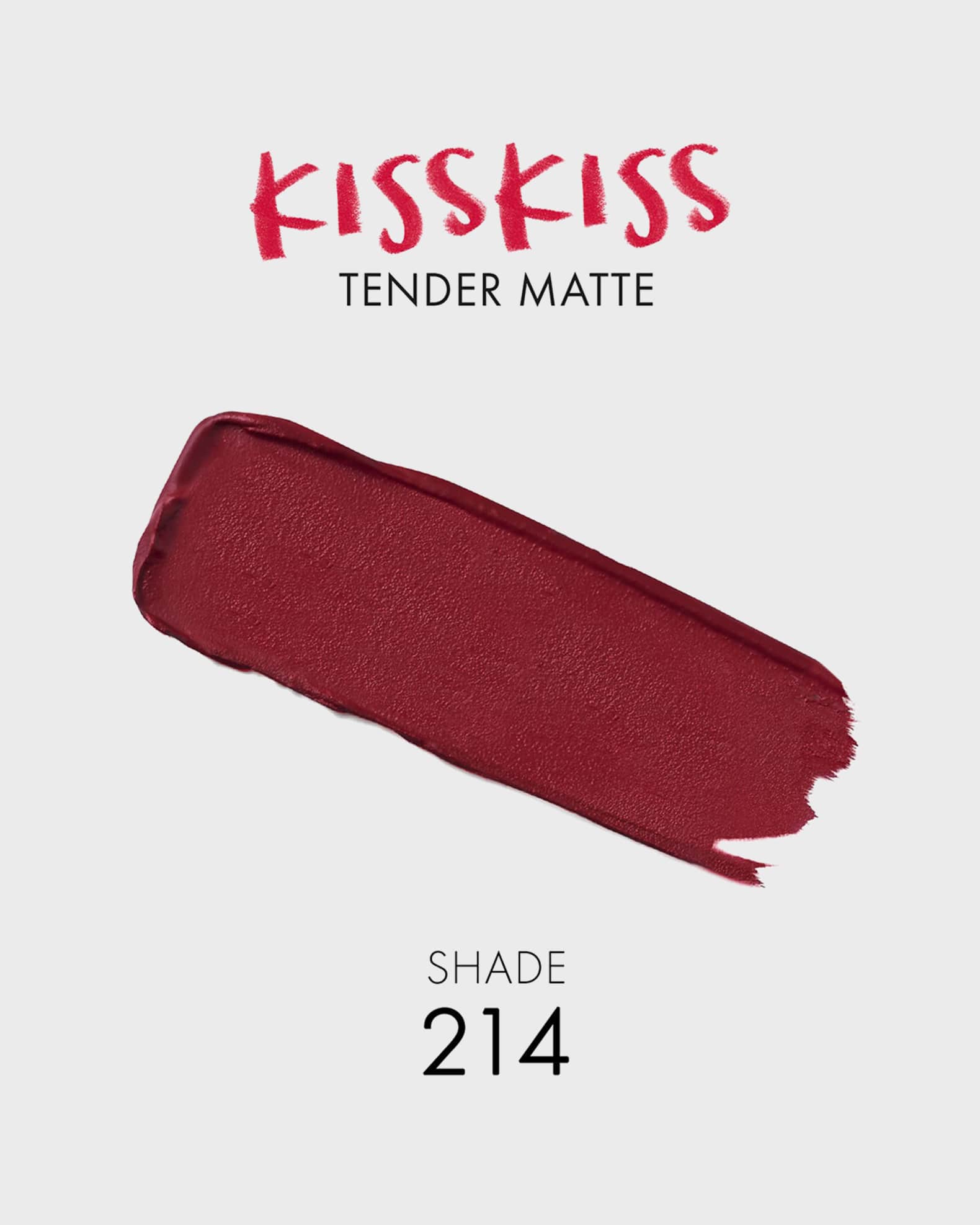 KissKiss Tender 16-Hour Comfort Lightweight Luminous Matte Lipstick 1