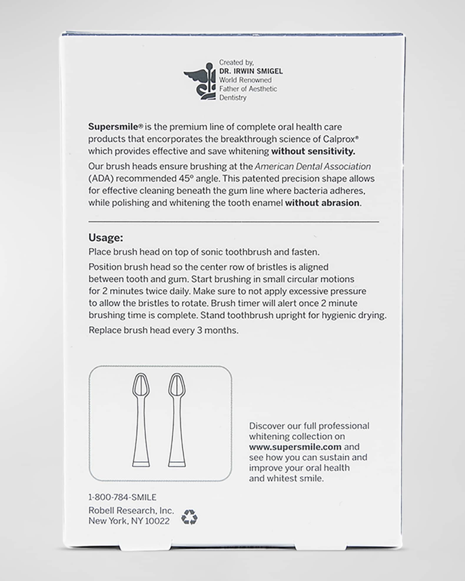Supersmile Series II LS 45 Sonic Pulse Replacement Heads Neiman Marcus