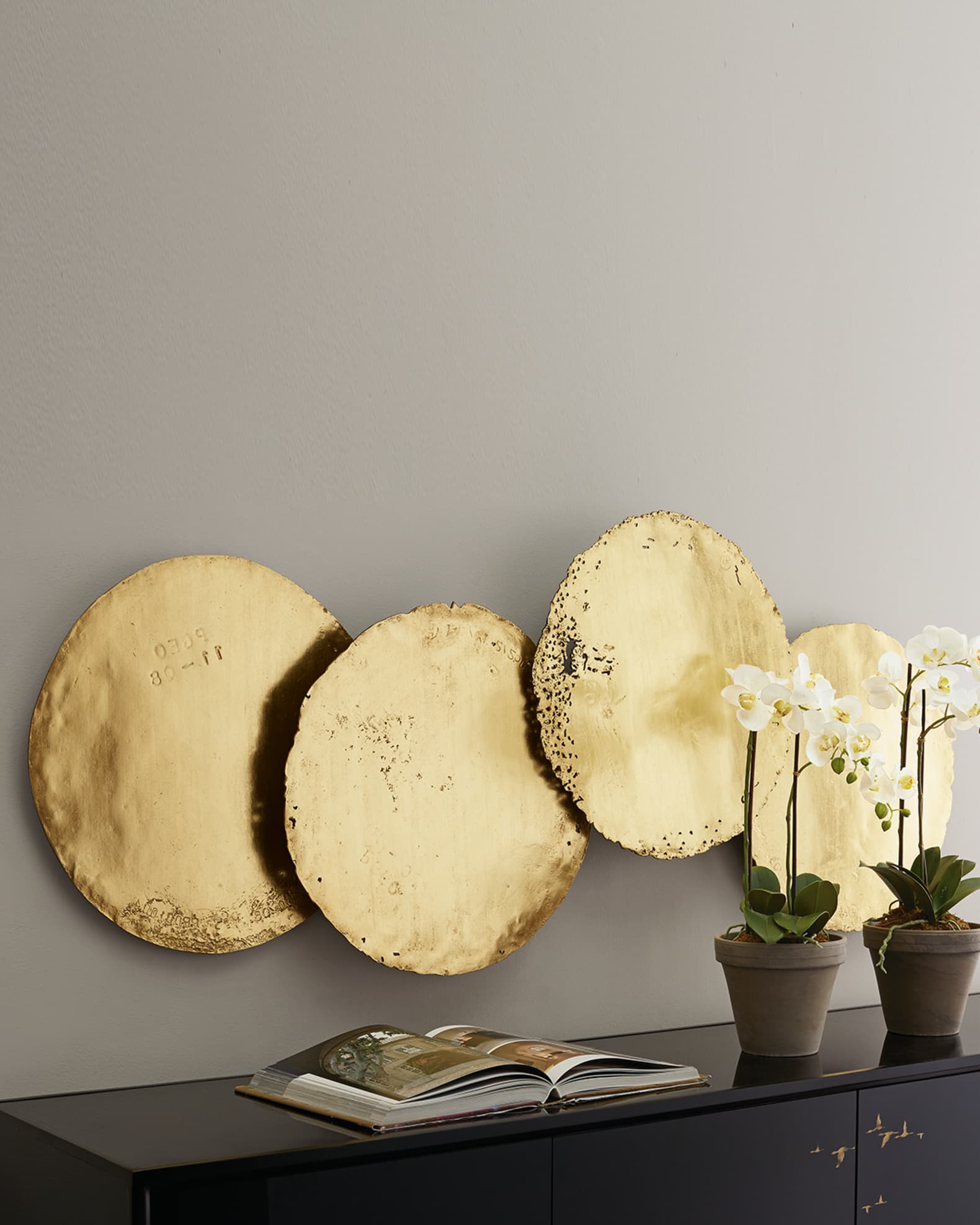 The Phillips Collection Four Oil Drum Lid Art Pieces Neiman Marcus