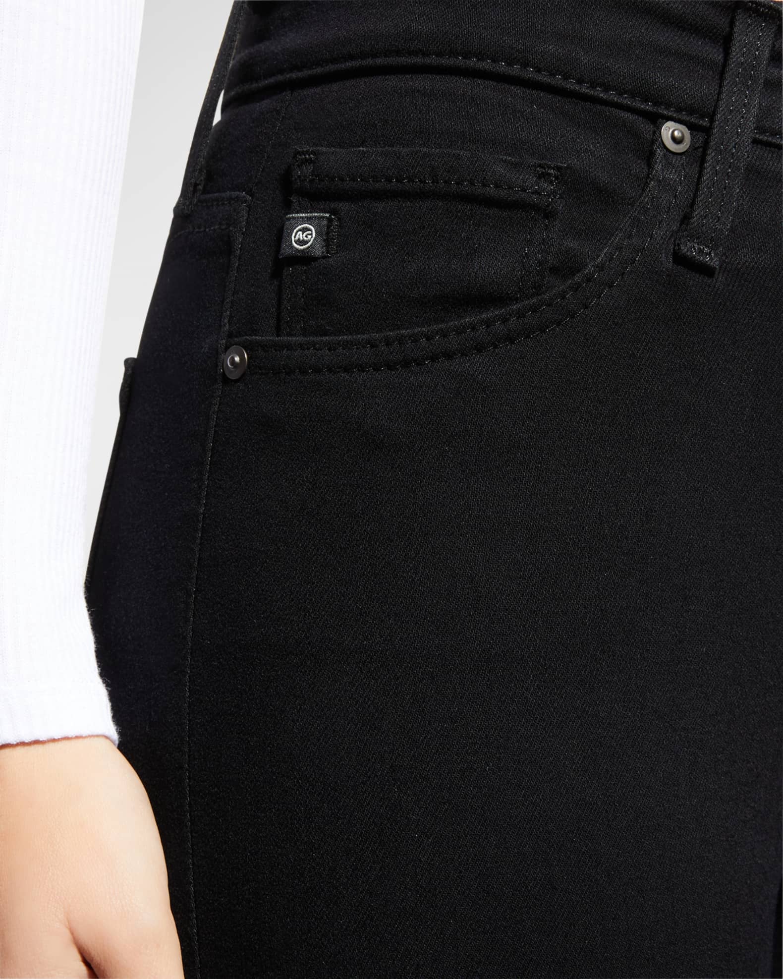 AG Jeans Farrah High-Waist Stretch-Denim Skinny Jeans | Neiman Marcus