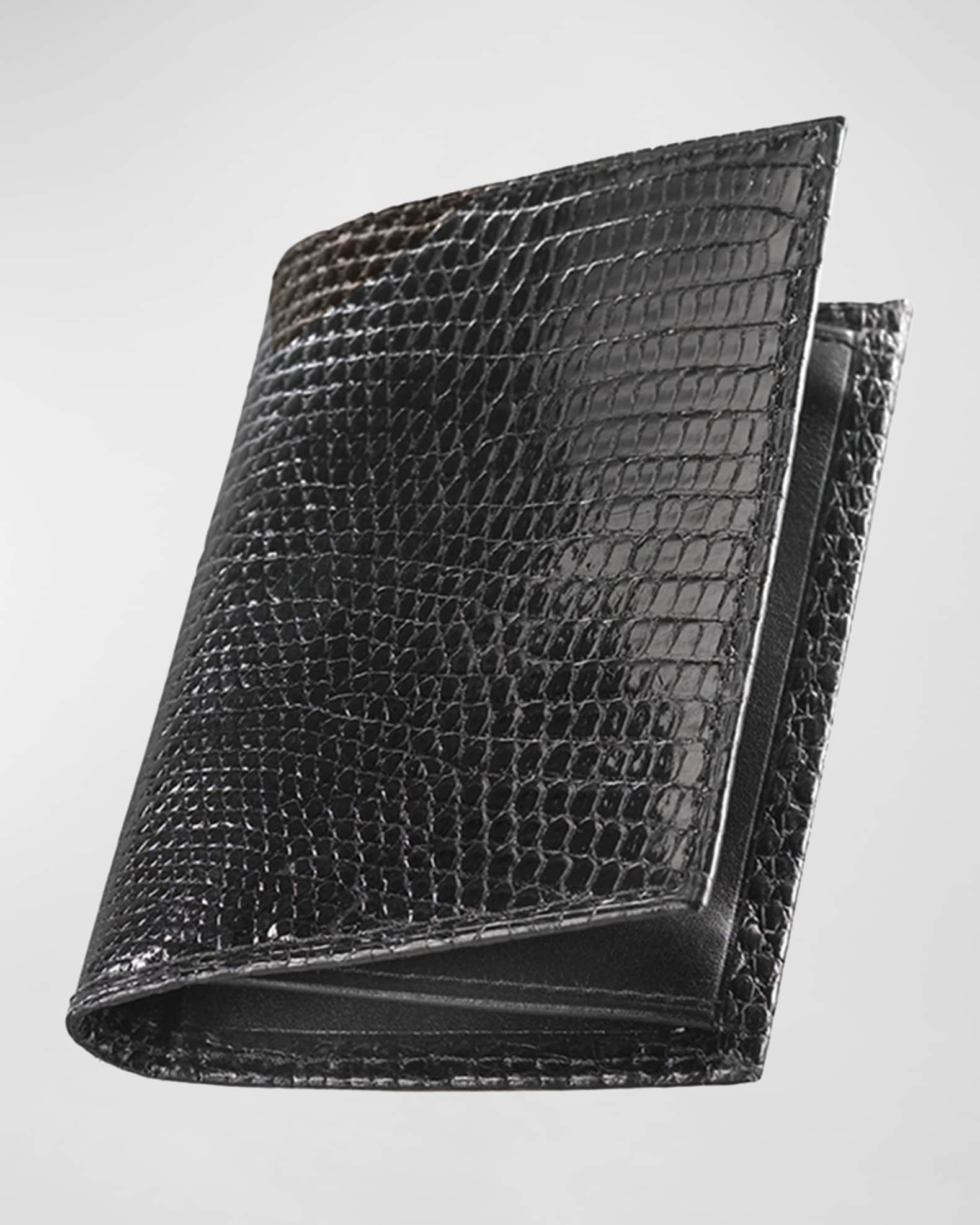 Lizard Business Card Case, Black 0
