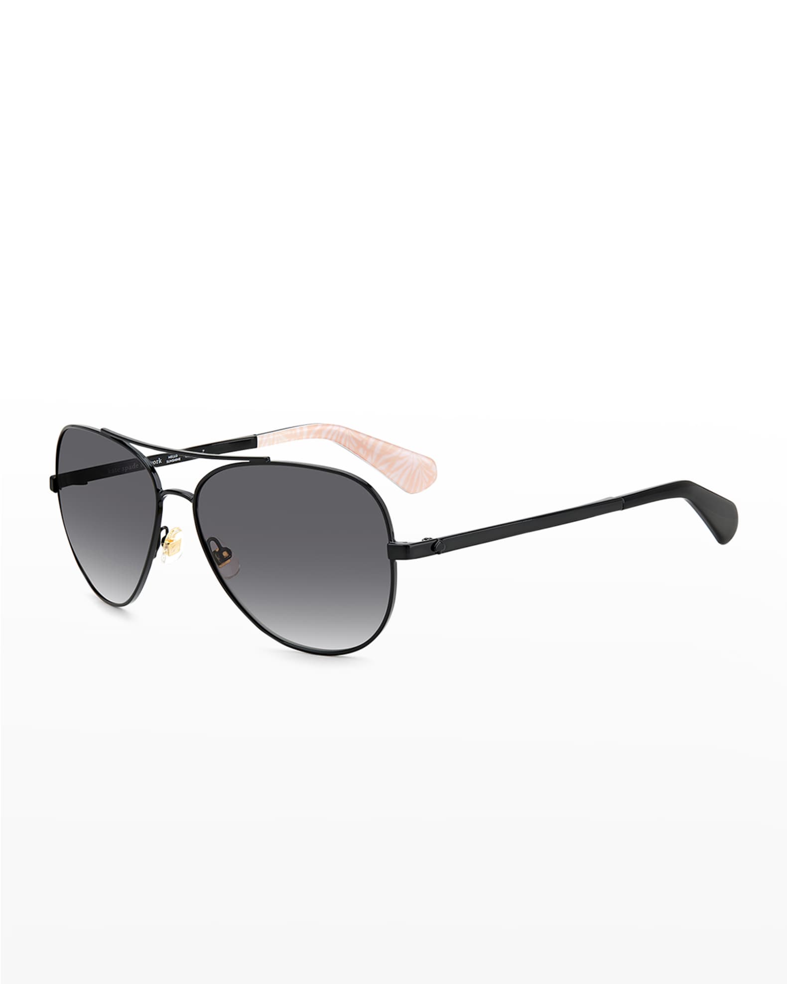kate spade new york avaline mirrored aviator sunglasses | Neiman Marcus