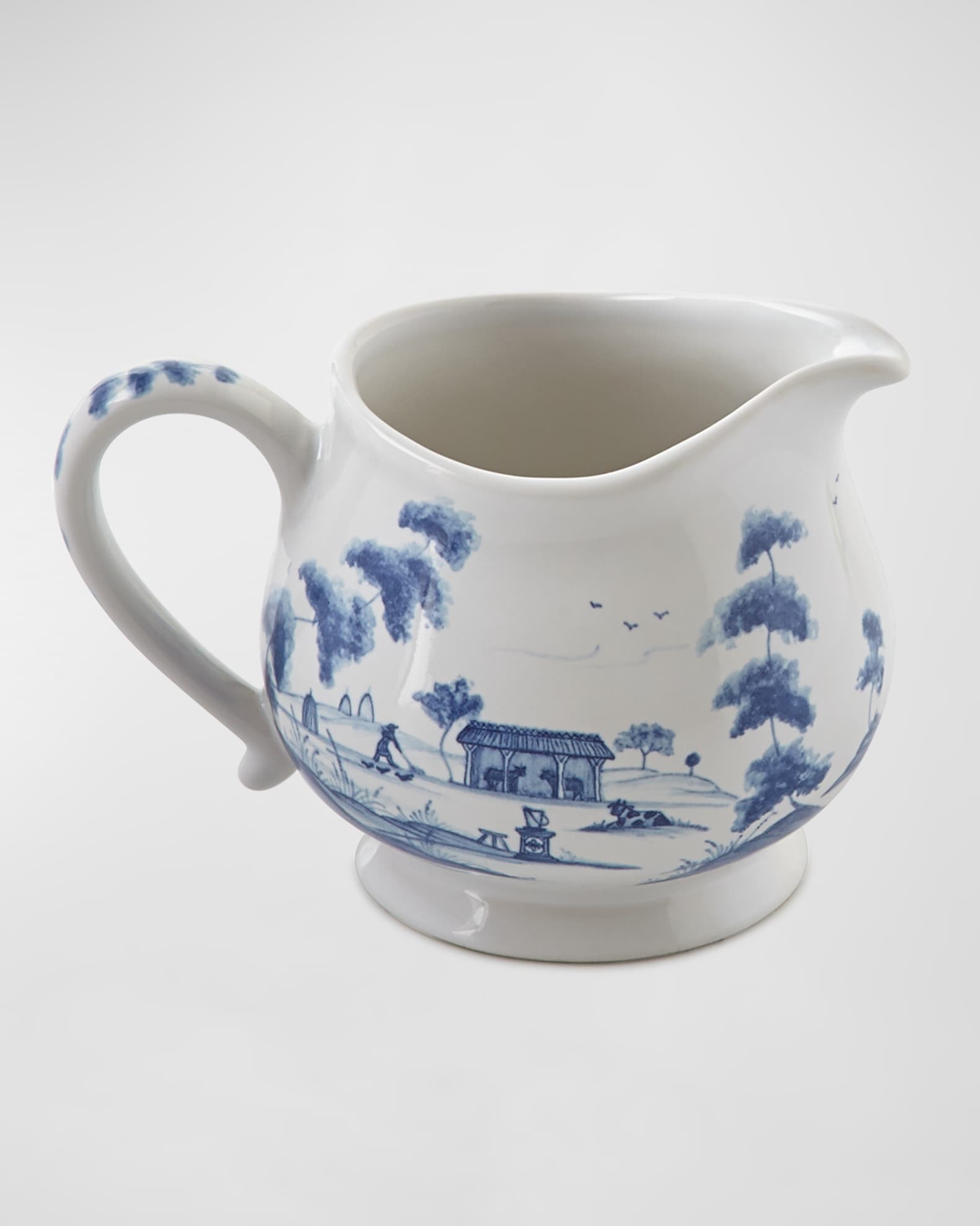 Country Estate Delft Blue Creamer Main House - By Juliska