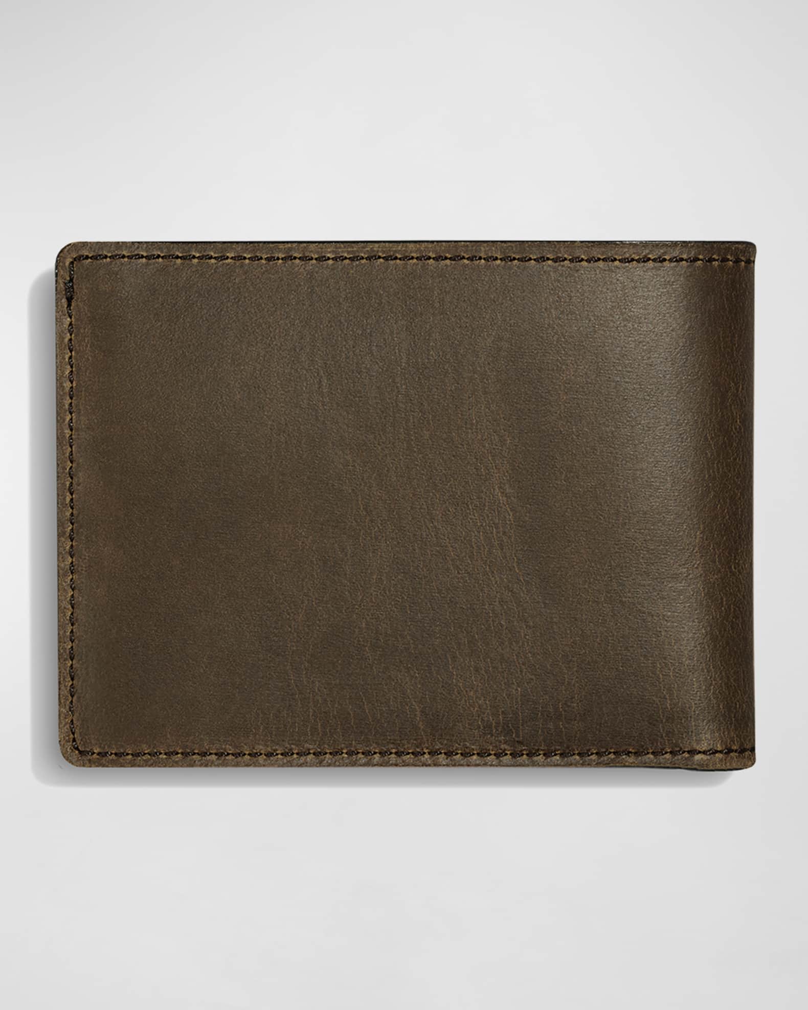 Men's Slim Leather Bi-Fold Wallet 1