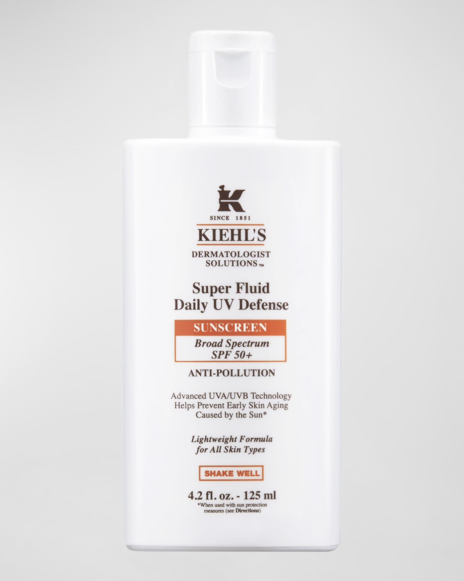 Kiehl's Since 1851 Super Fluid Daily UV Defense SPF 50+ Sunscreen, 4.2 oz.