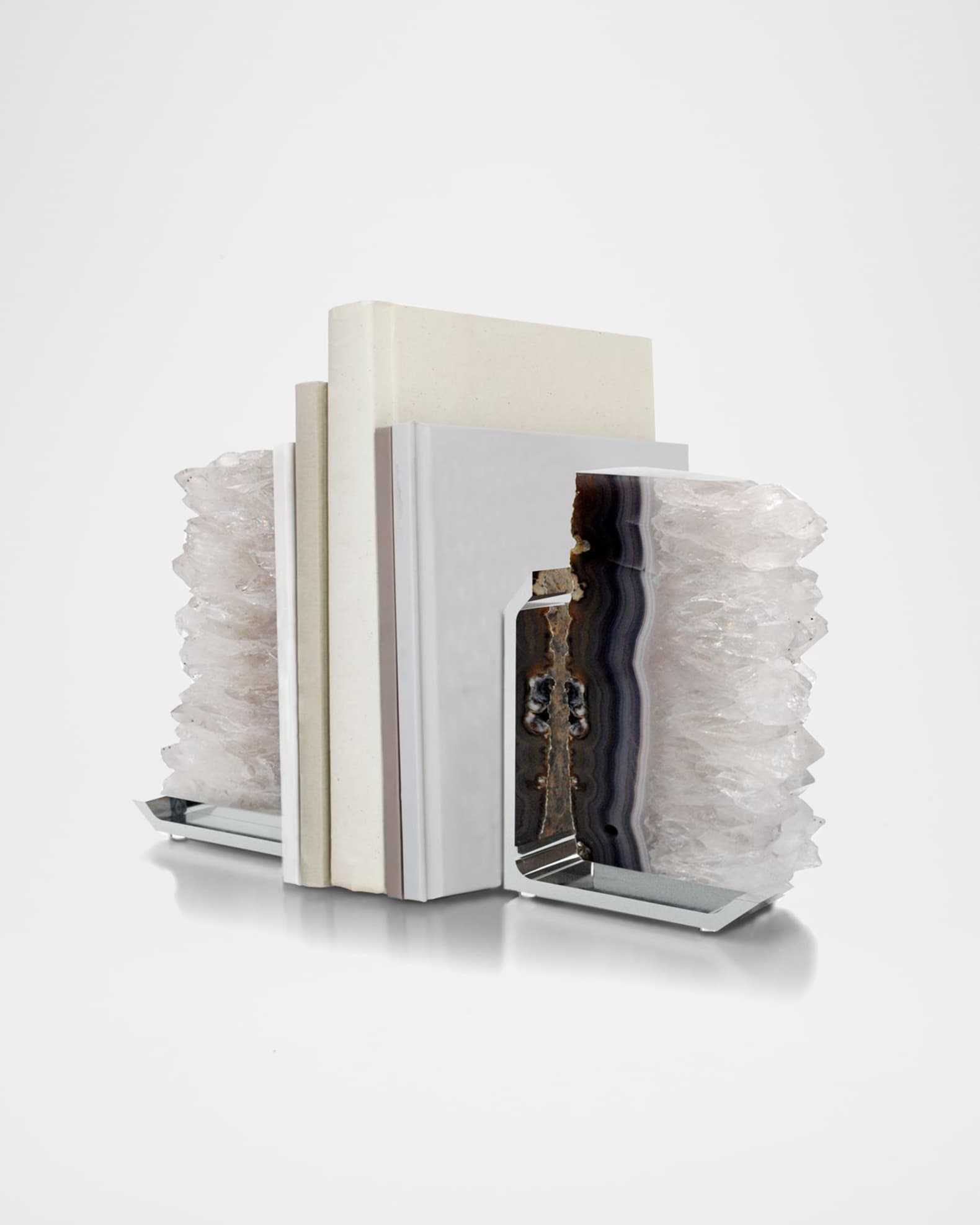 FIM Agate Druzy Bookends 0