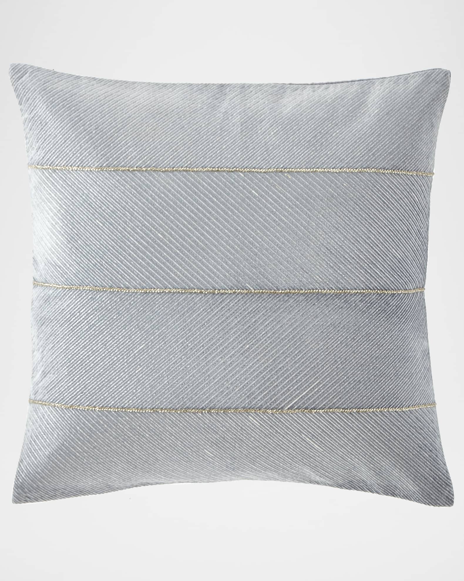 Velvet Decorative Pillow, 22"Sq. 0