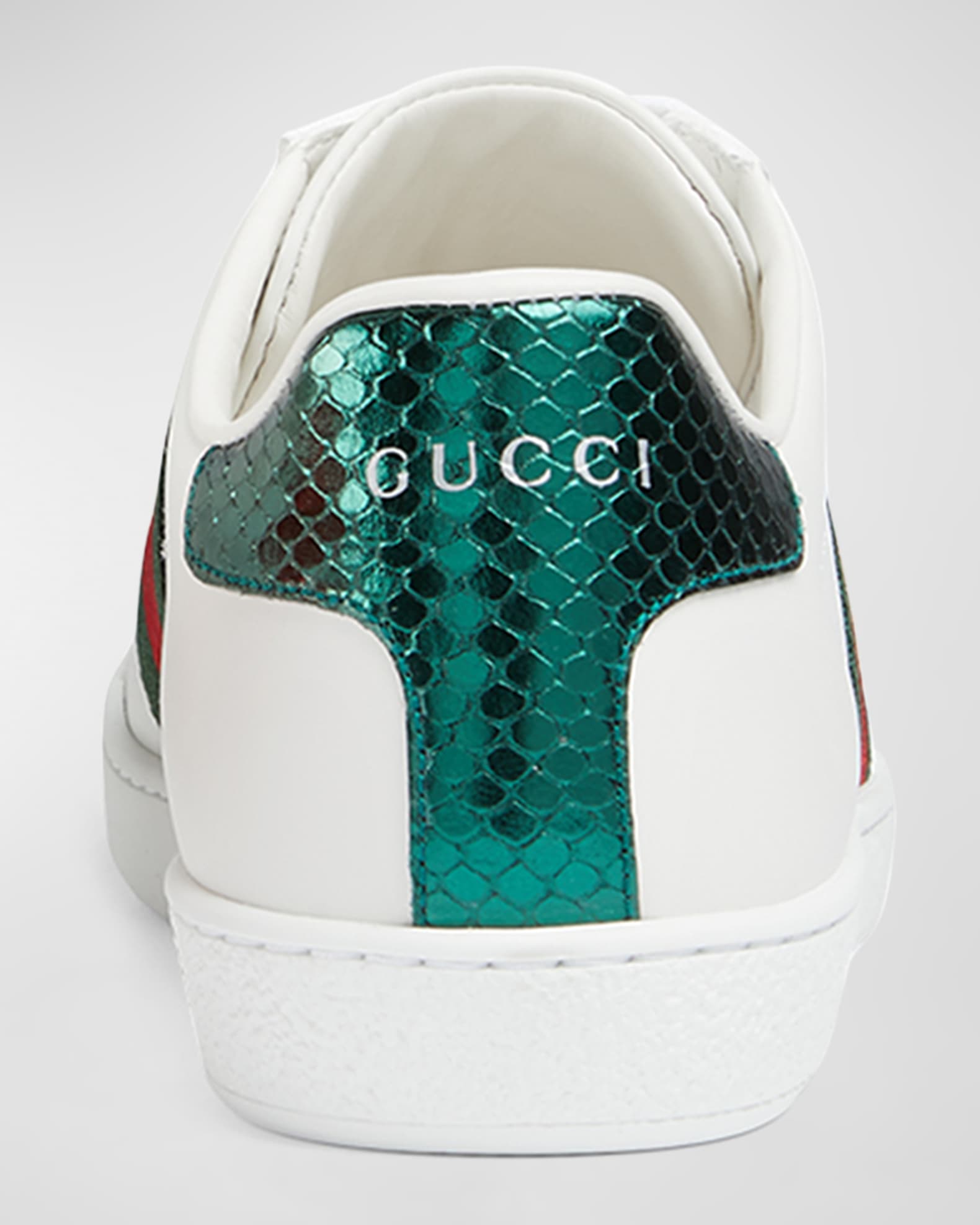Gucci Men's New Ace GRG Bee Sneakers