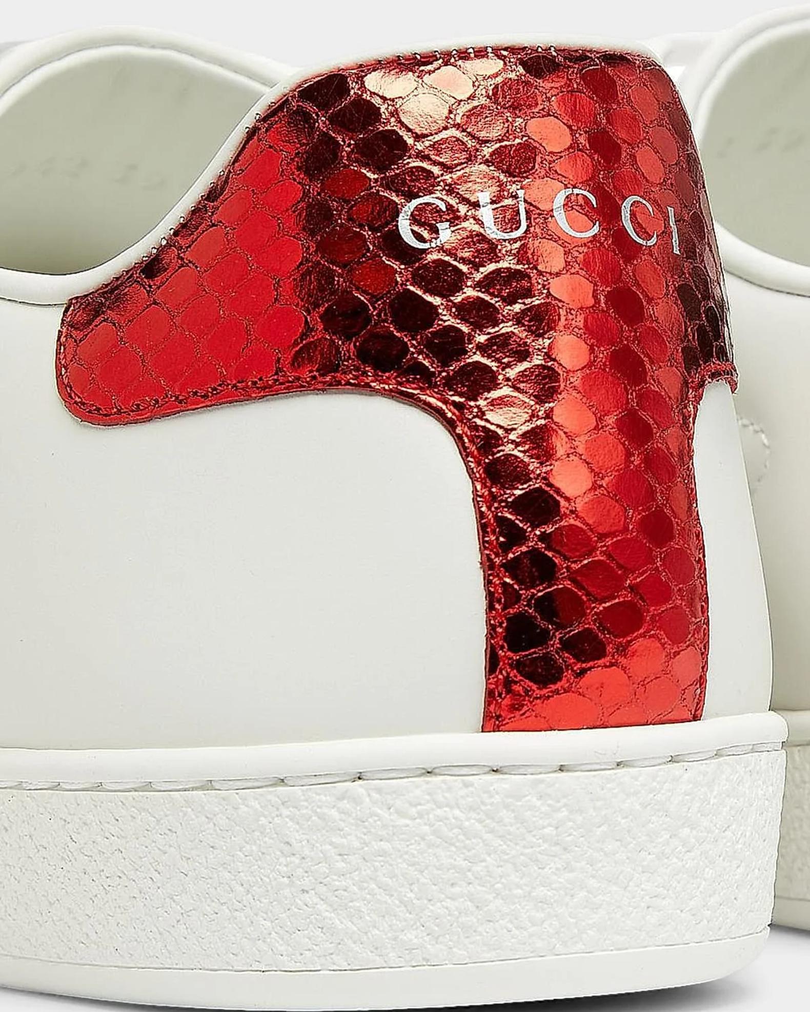 【希少】GUCCI ACE ビジュー ハート ピンク スニーカー 36 ビー Gucci New Ace Bee Sneakers | Neiman Marcus