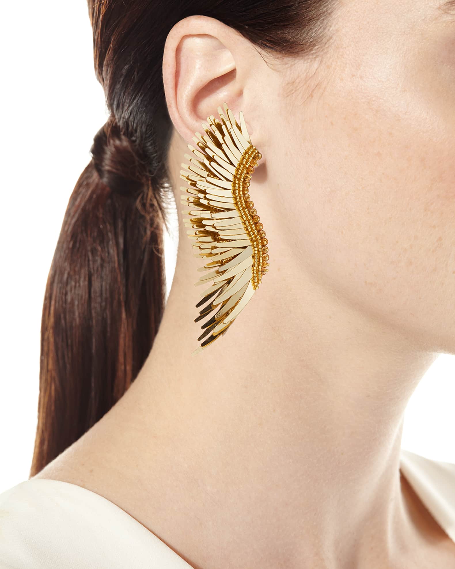 Madeline Beaded Statement Earrings 1
