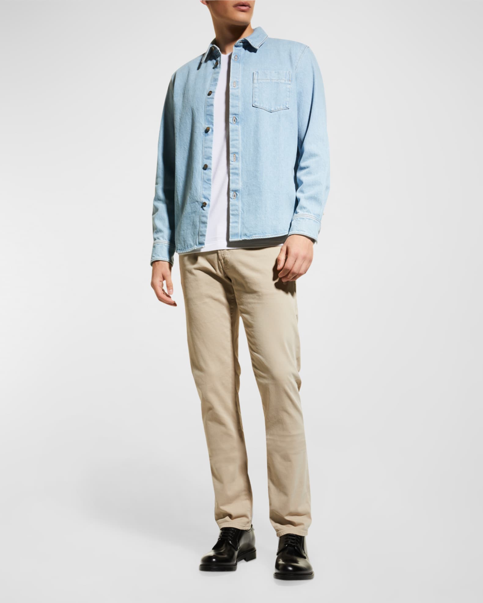 Men's Tellis Modern Slim Sud Twill Pants | Neiman Marcus