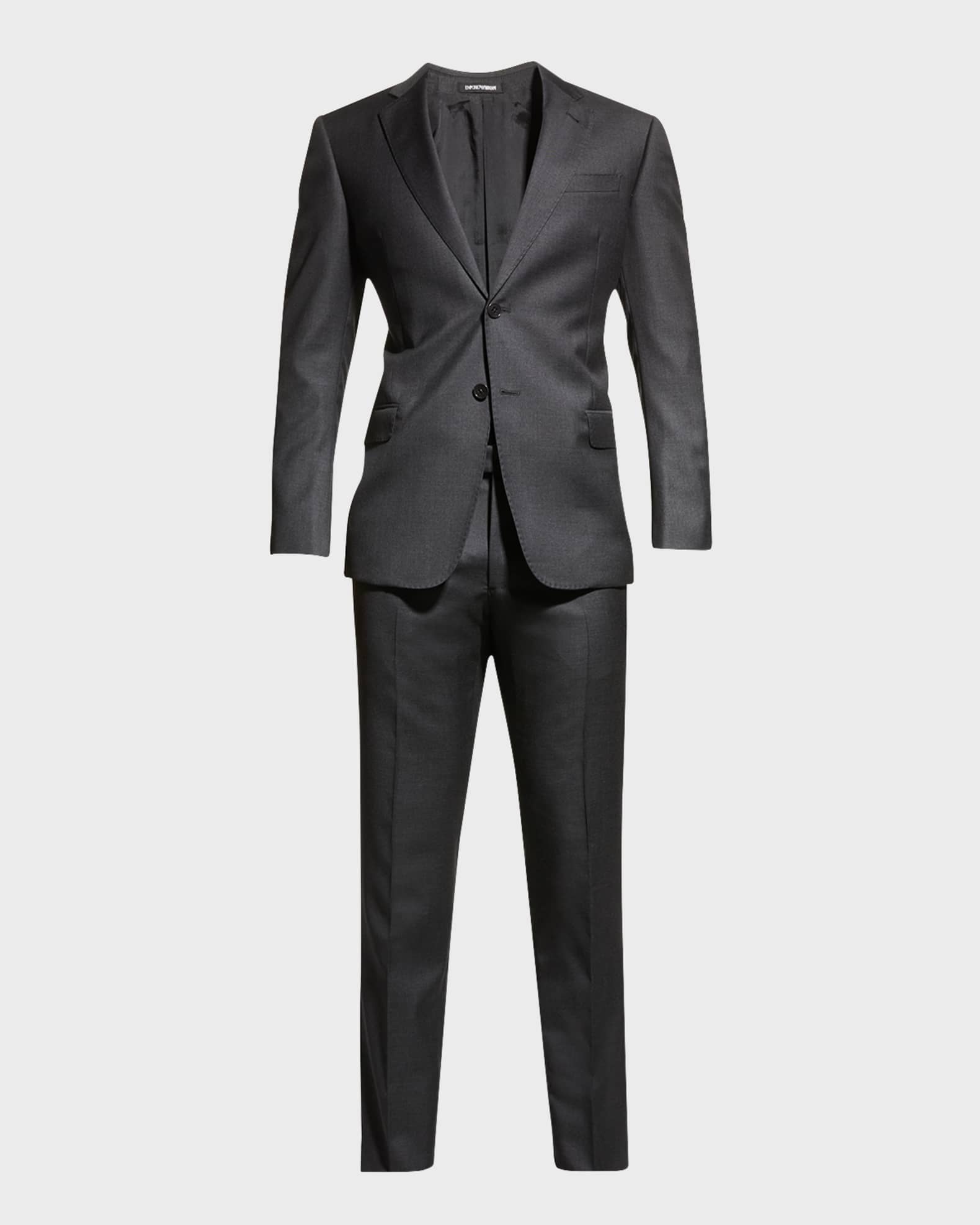 Super 130s Wool Two-Piece Classic Fit Suit 0
