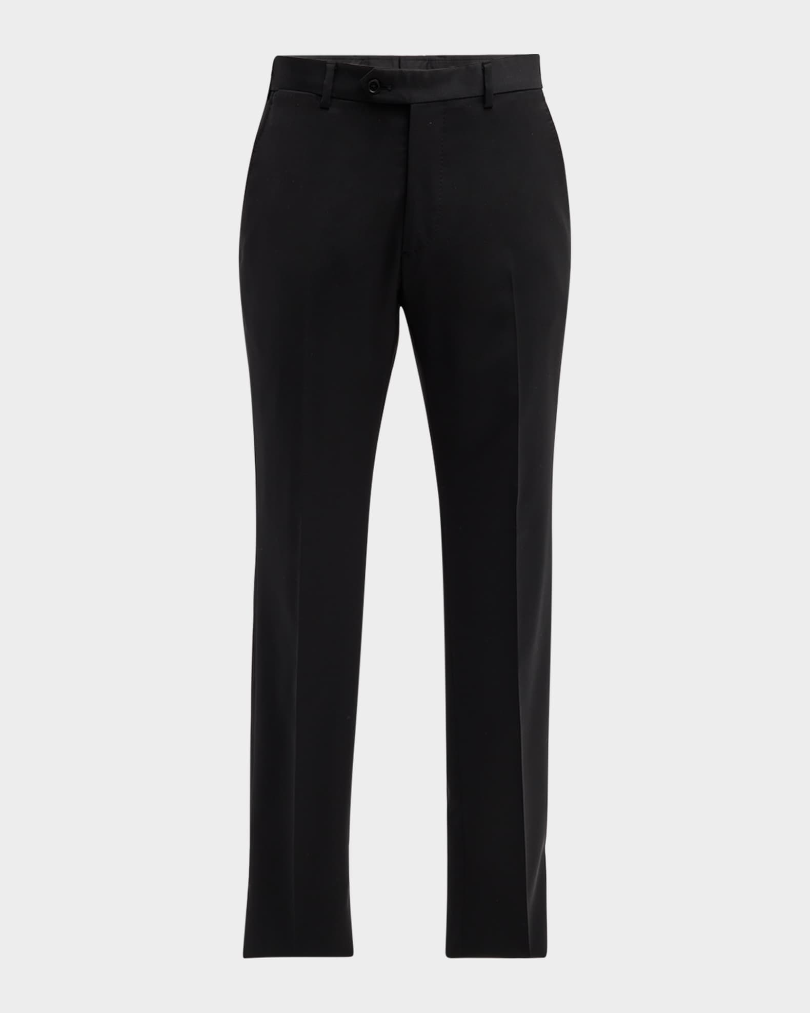 スーツ Emporio Armani basic trousers Emporio Armani Basic Flat-Front Wool Trousers | Neiman Marcus