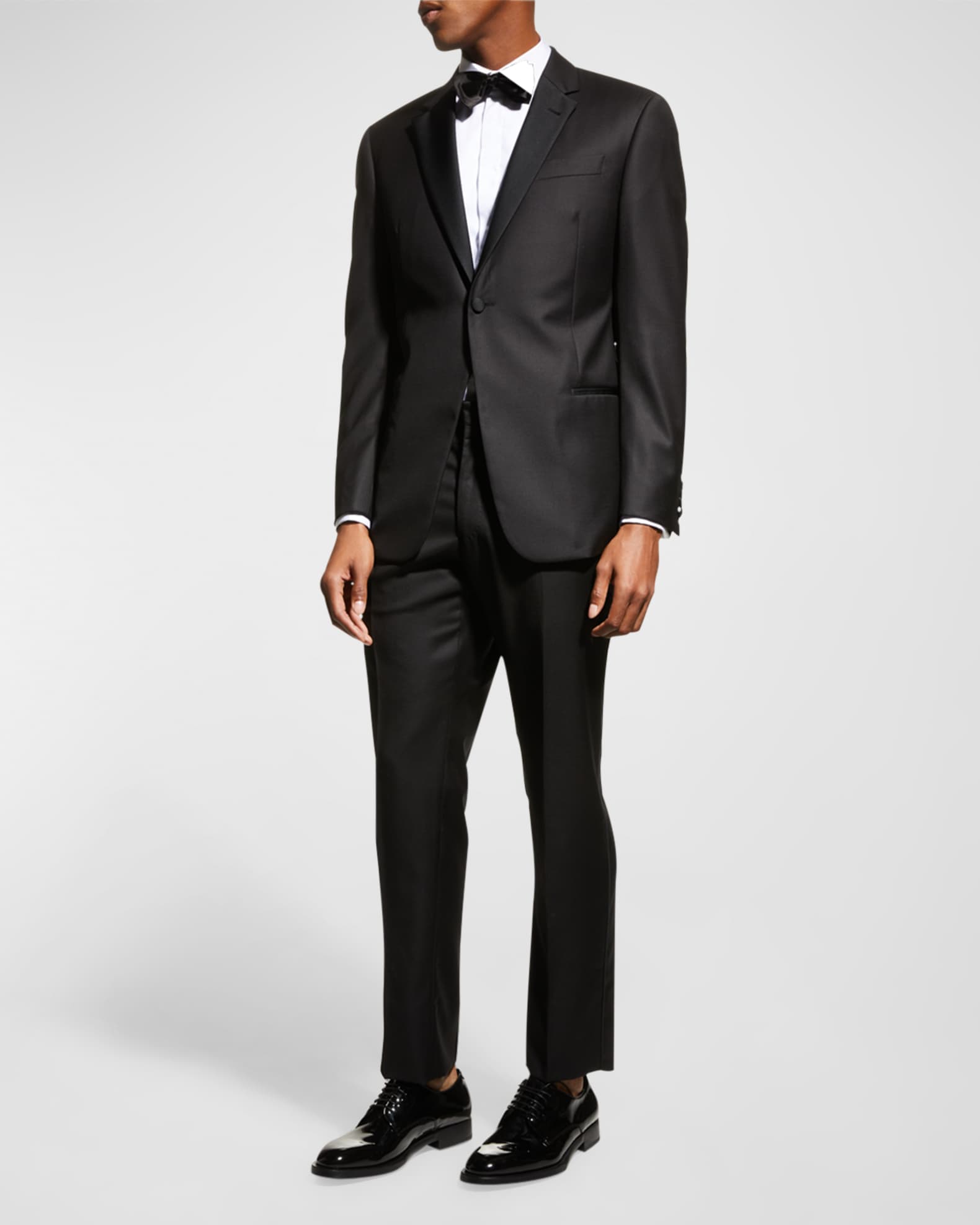 Emporio Armani Super 130s Wool Two Piece Tuxedo Neiman Marcus