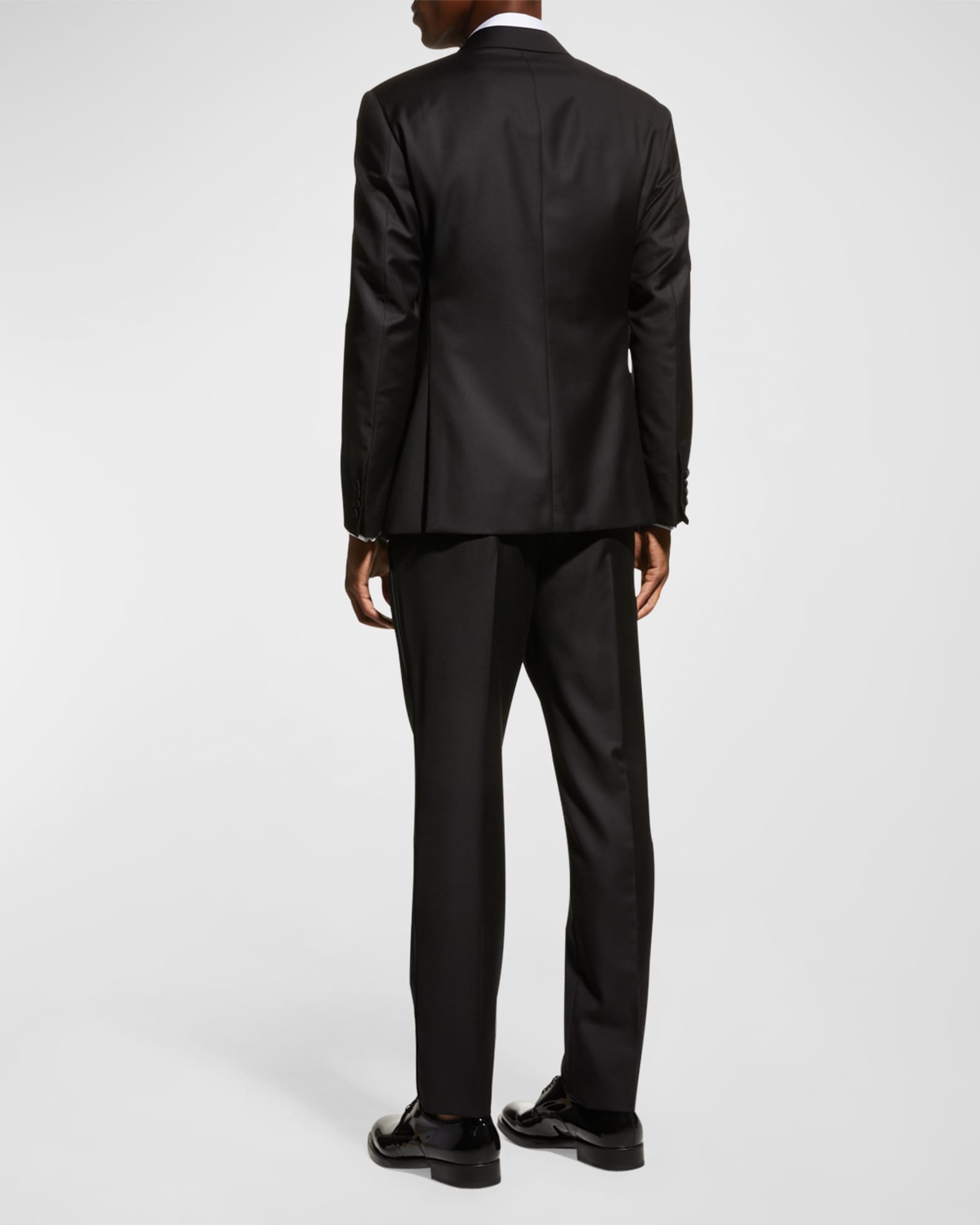 Emporio Armani Super 130s Wool Two-Piece Tuxedo | Neiman Marcus