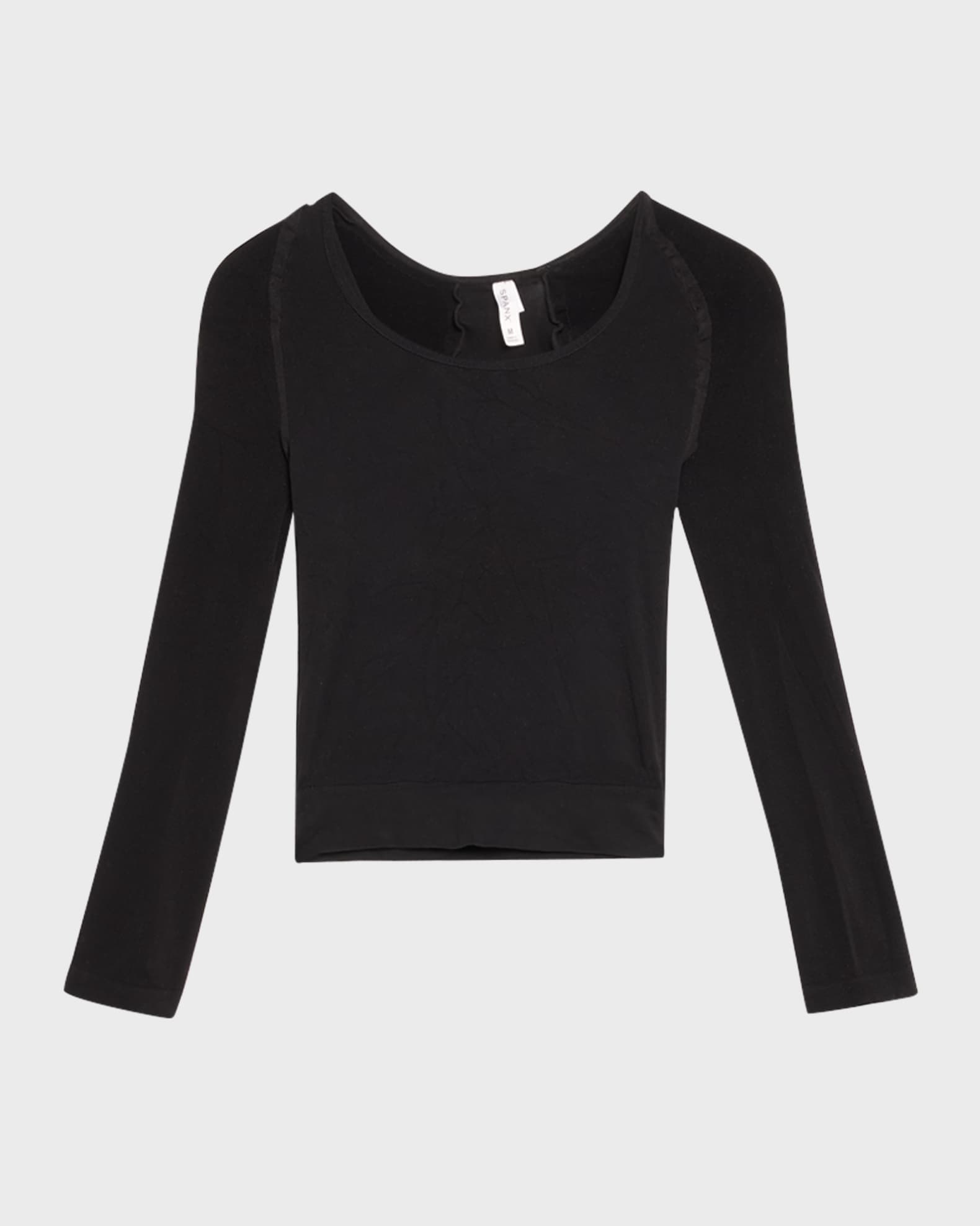 Spanx Arm Tights Solid Layering Crop Top | Neiman Marcus