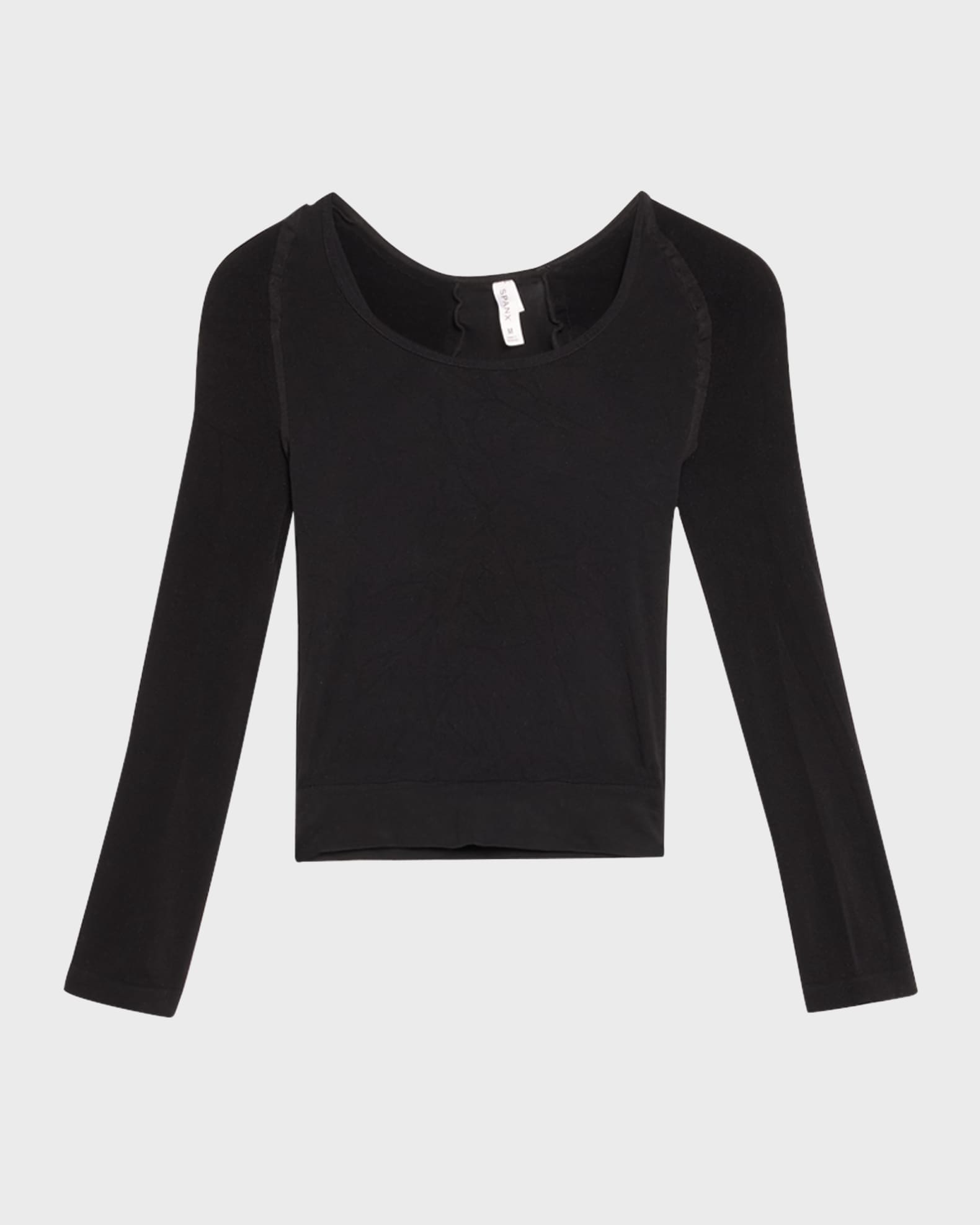 Spanx sheer fashion mesh crop top clearance