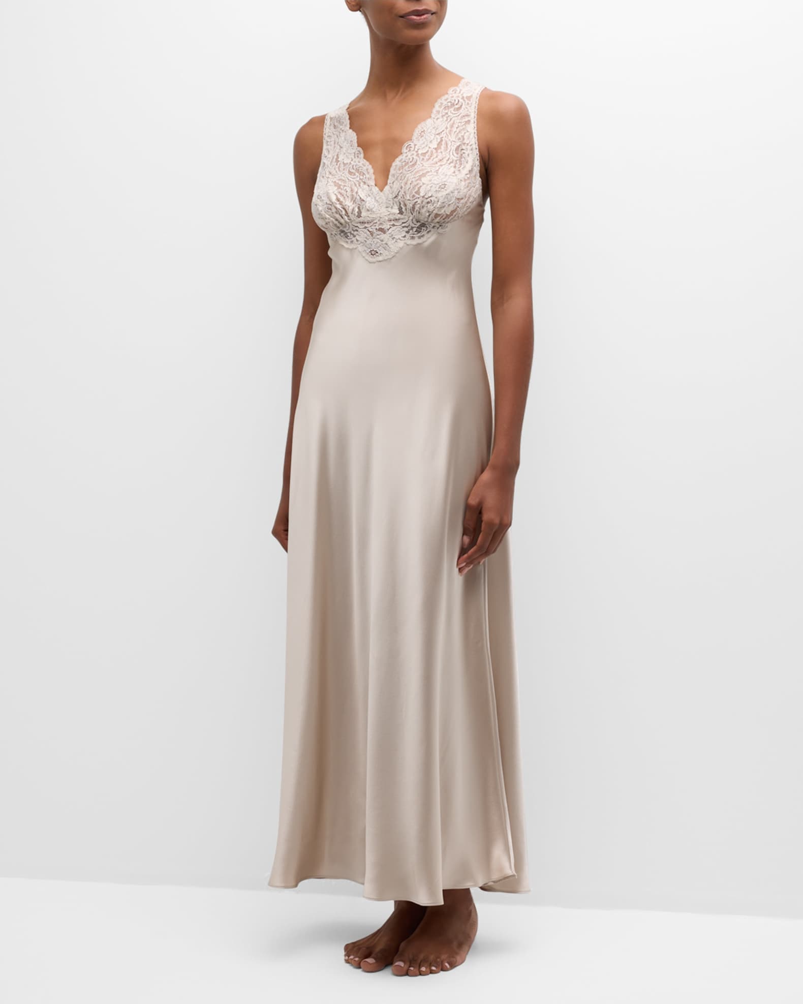 Bijoux Lace-Trim Nightgown 1
