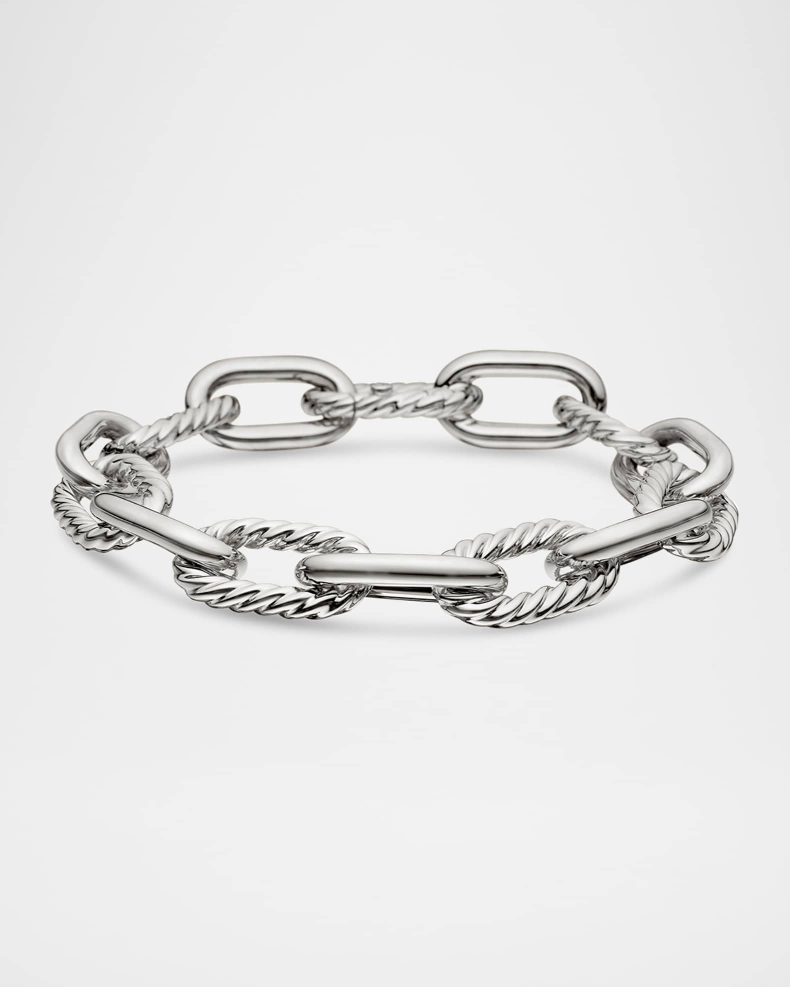 DY Madison Chain Bracelet in Silver, 11mm 0