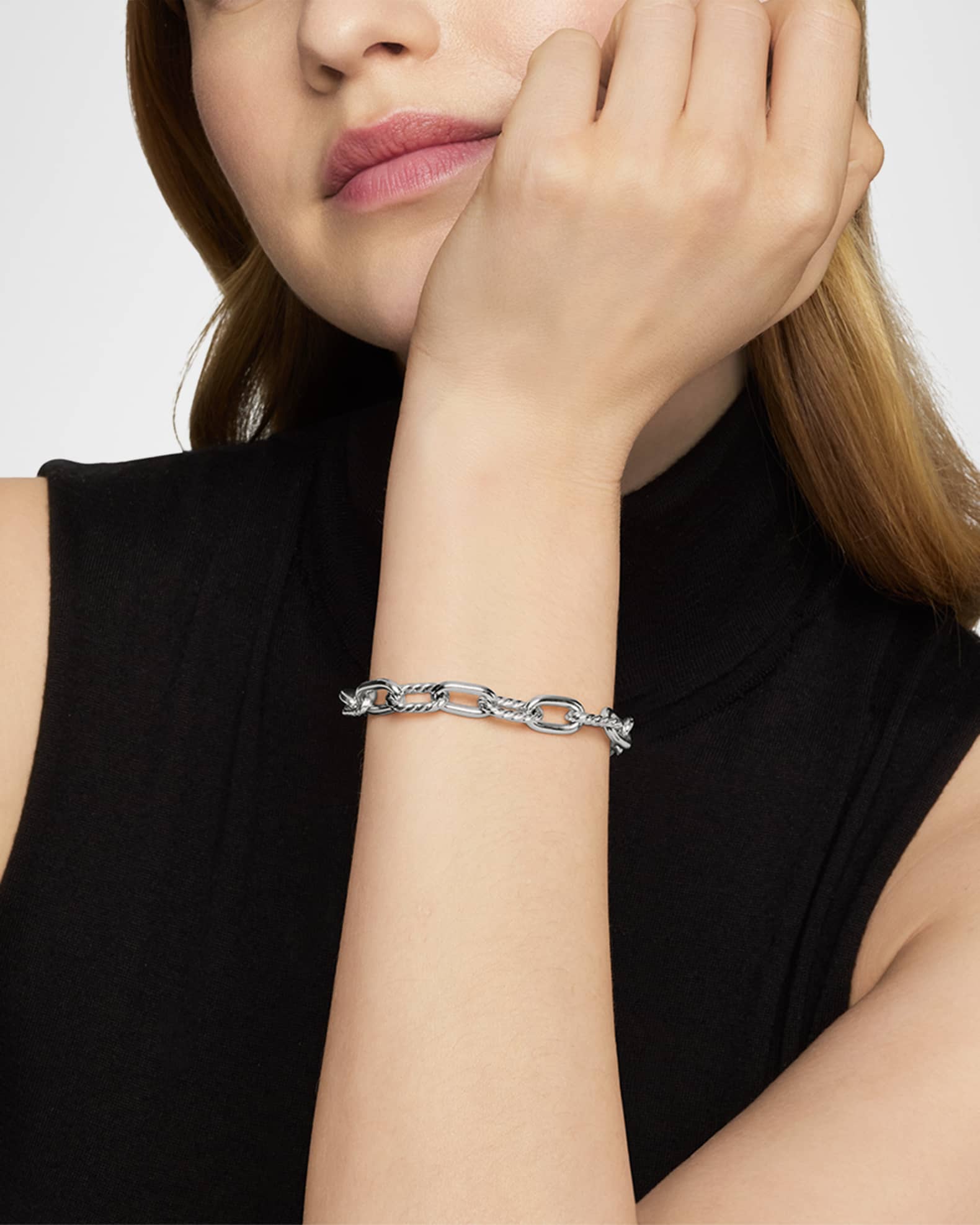 DY Madison Chain Bracelet in Silver 8.5mm