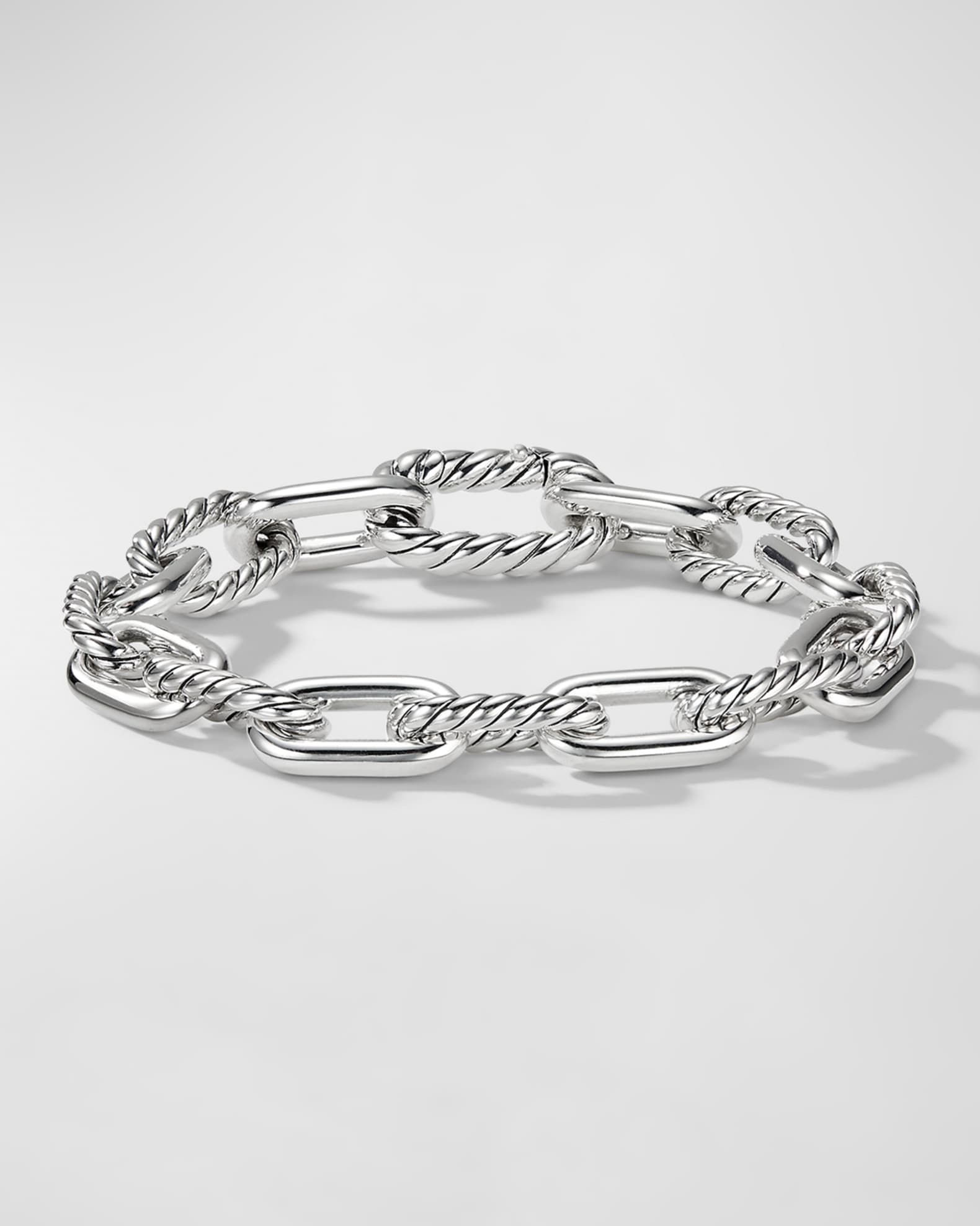 David Yurman DY Madison Chain Bracelet in Silver, 8.5mm | Neiman Marcus