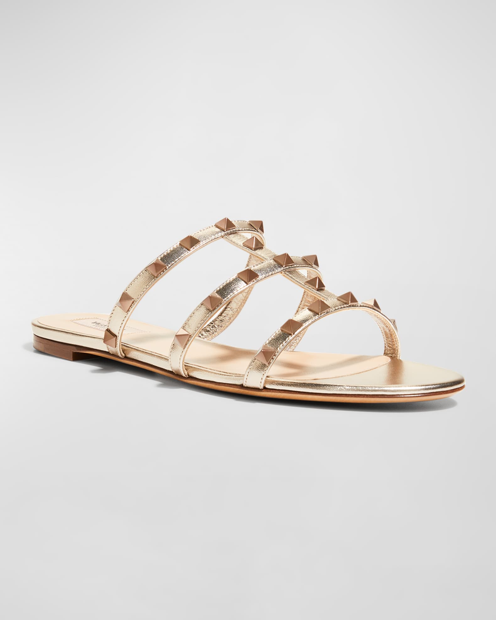 Louis Vuitton Vuitton SILHOUETTE flat sandal new Brown Golden