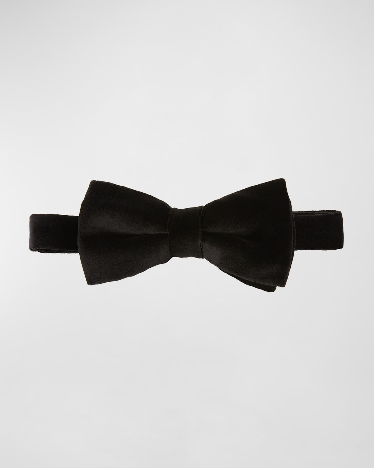 Velvet Pre-Tied Bow Tie 0