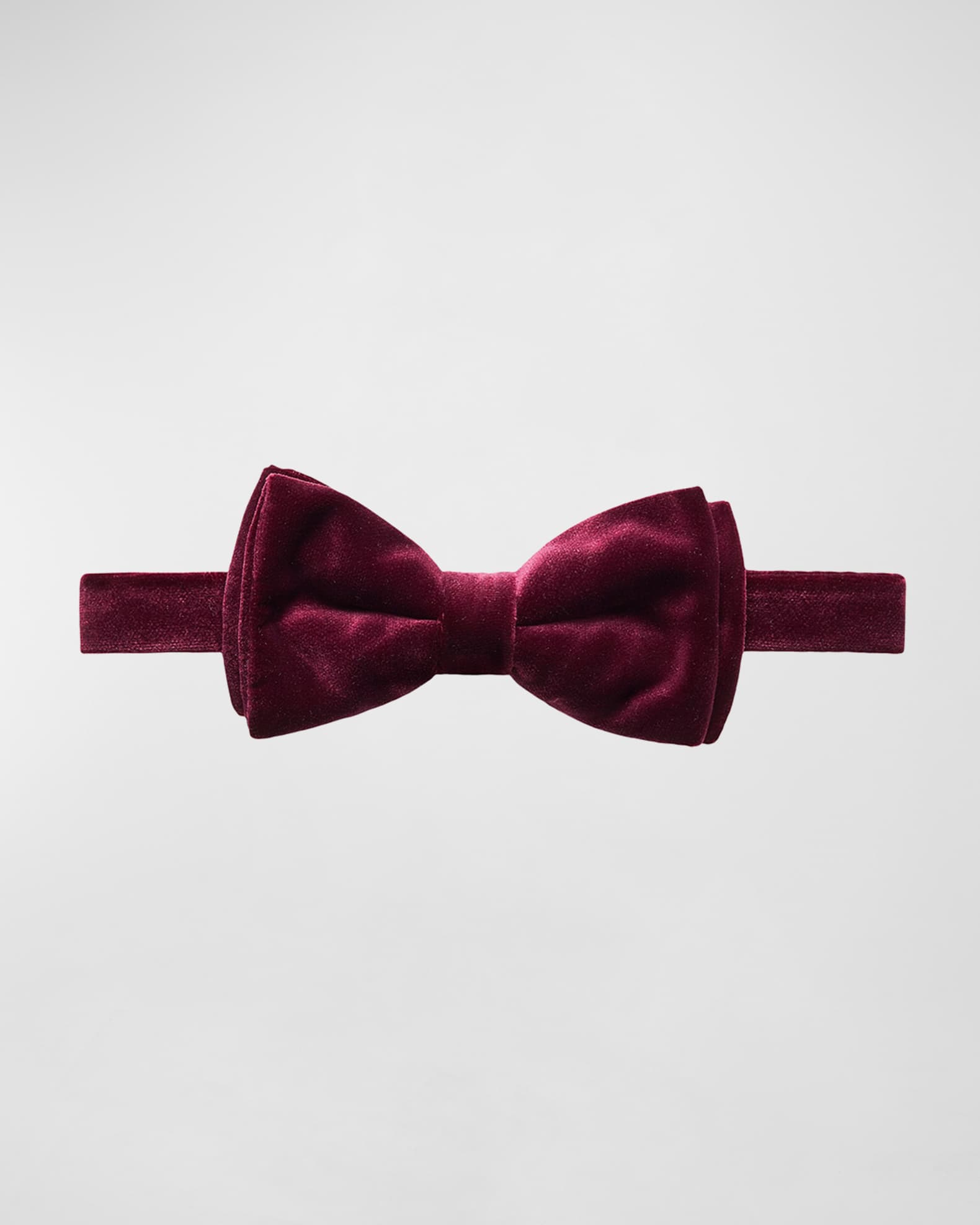Velvet Pre-Tied Bow Tie 0