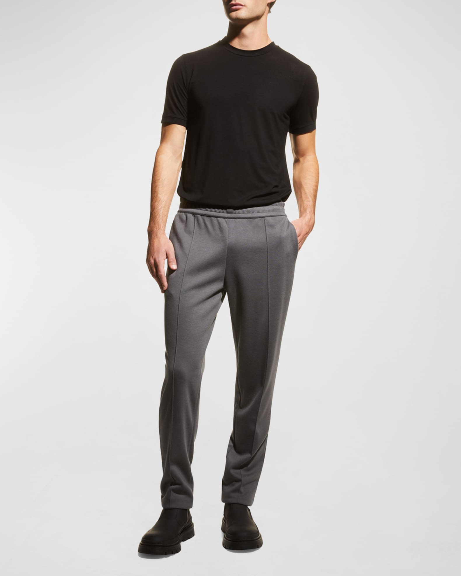 Emporio Armani Basic Crewneck T-Shirt | Neiman Marcus