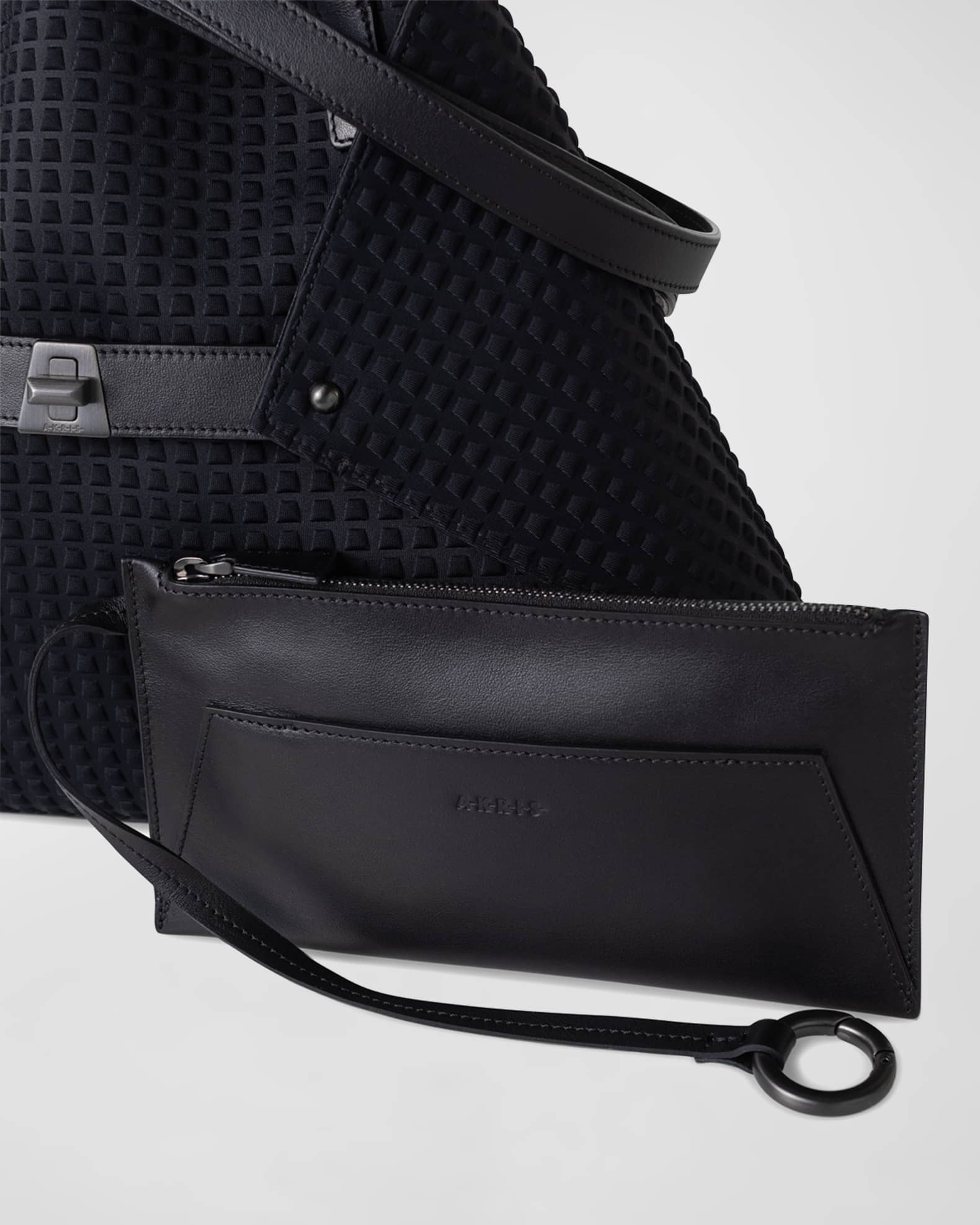 Akris Ai Small Fabric Shoulder Tote Bag | Neiman Marcus